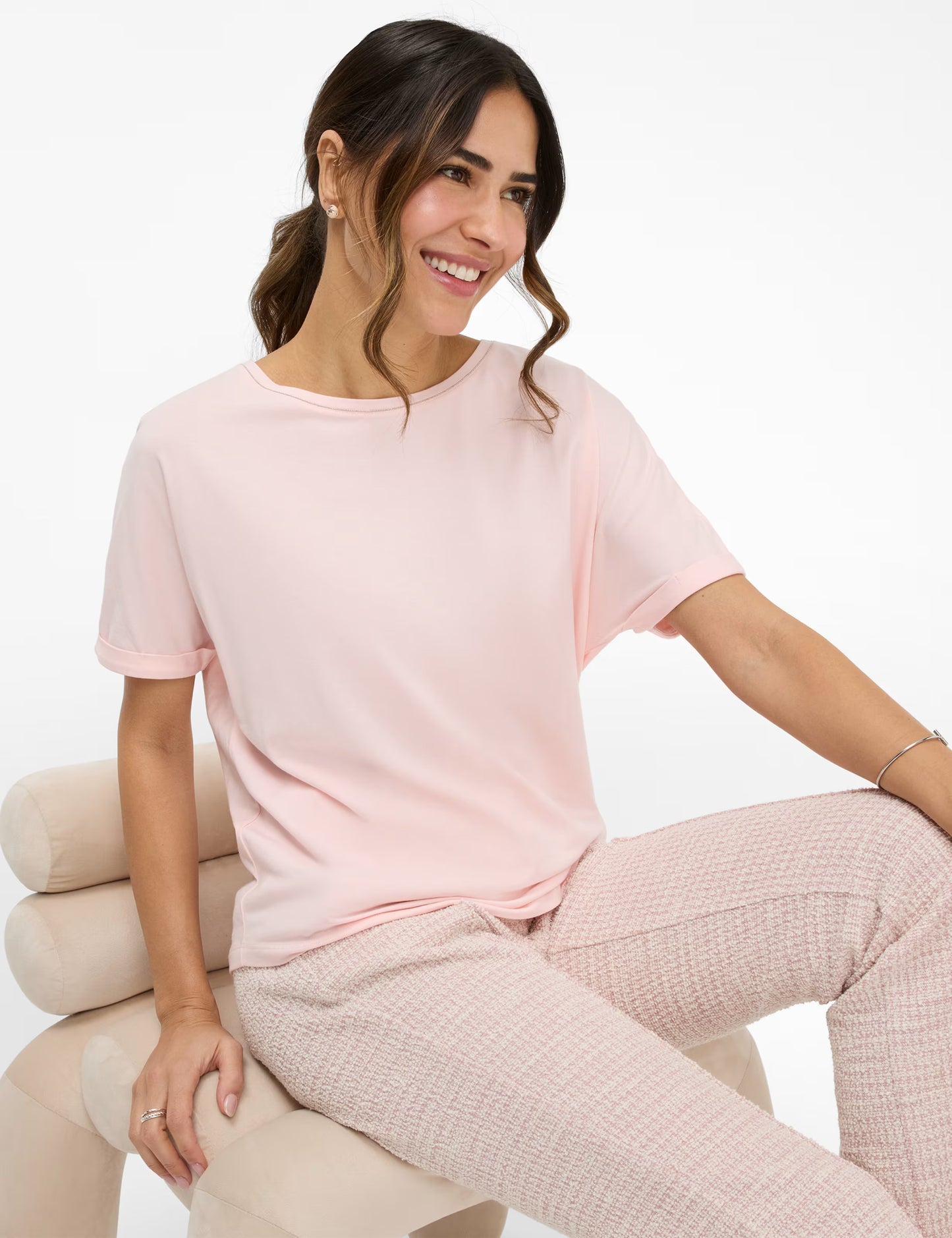 Jersey: T-Shirt in The Cotton Modal Mix
