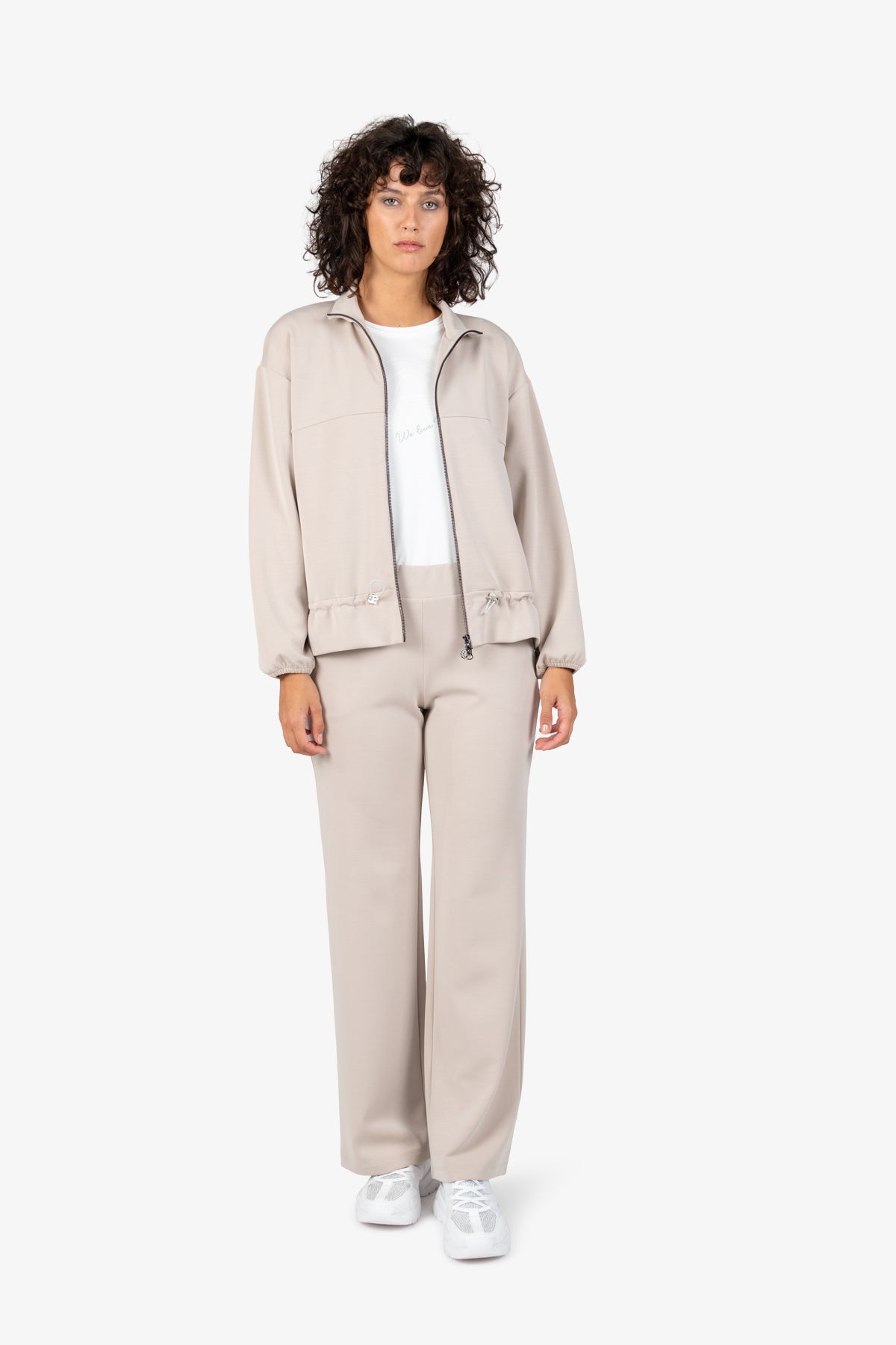 Sweat Jacket with Collar