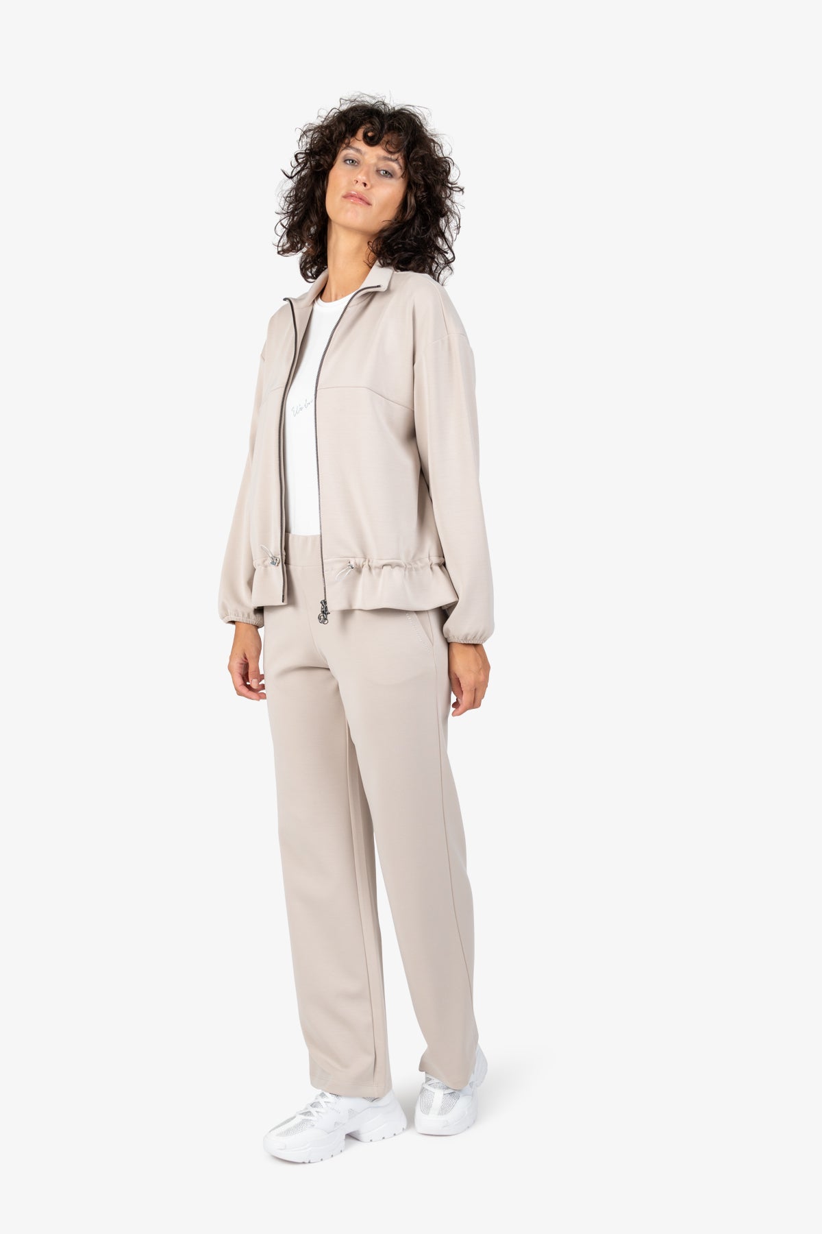 Sweat Jacket with Collar