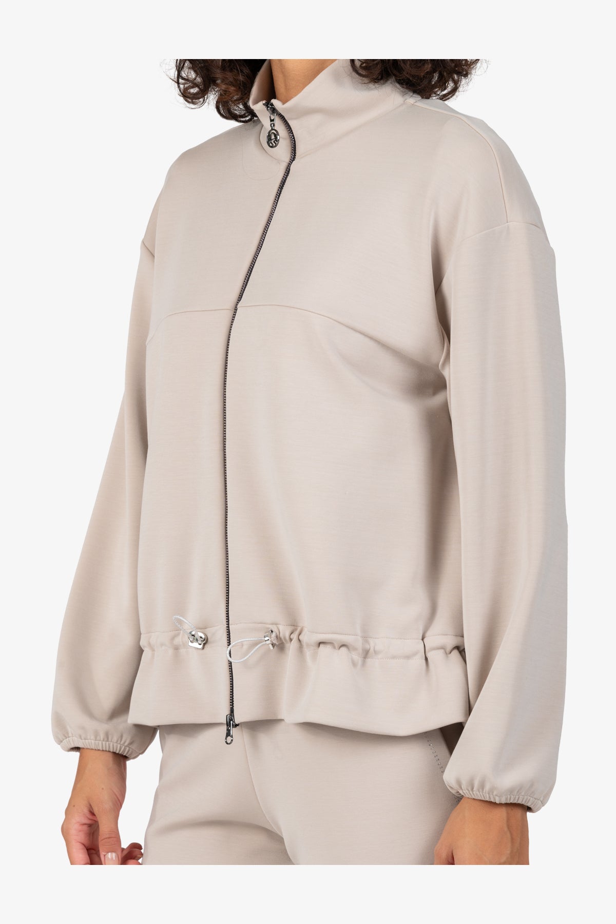 Sweat Jacket with Collar