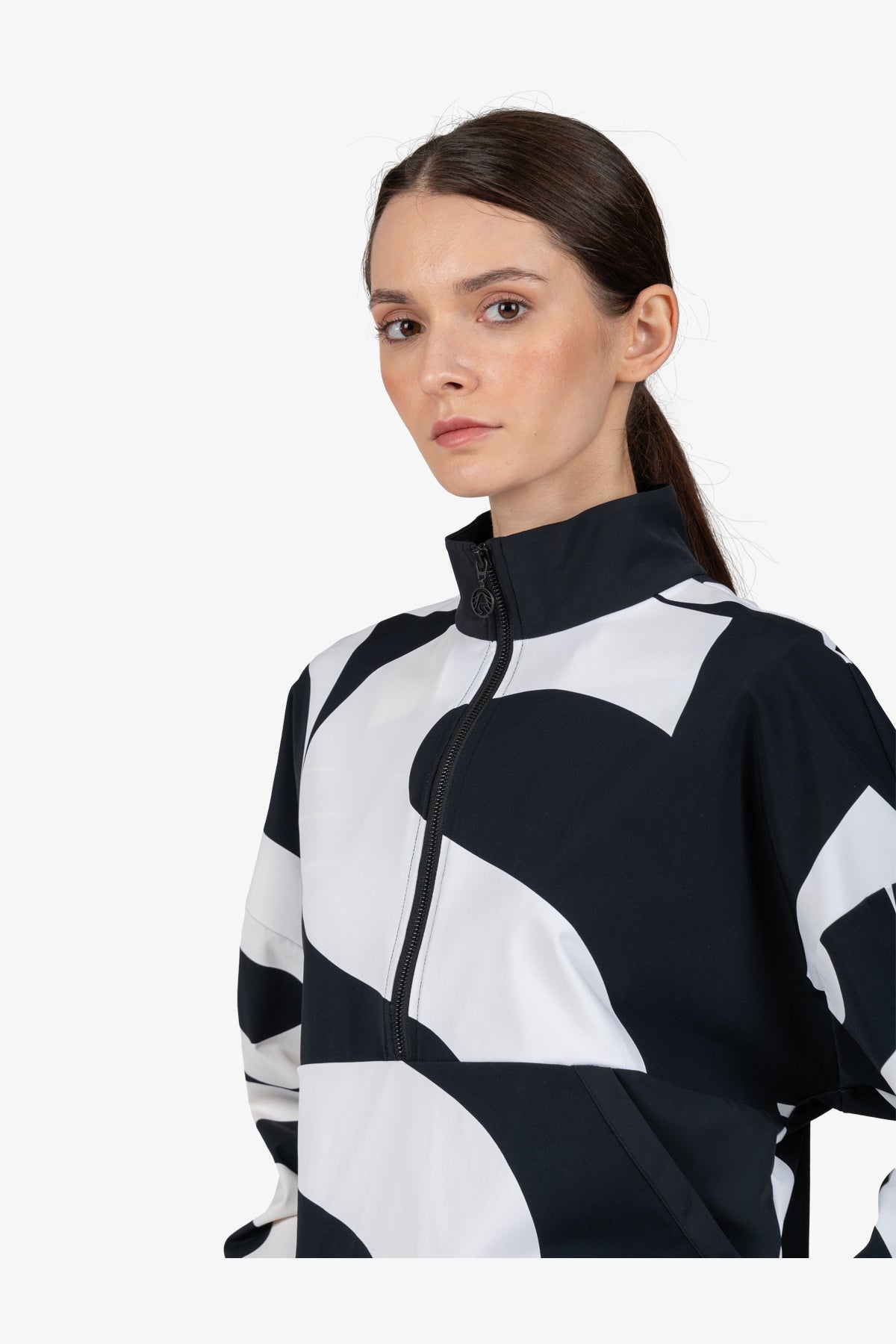 Sweater with Stand-up Collar