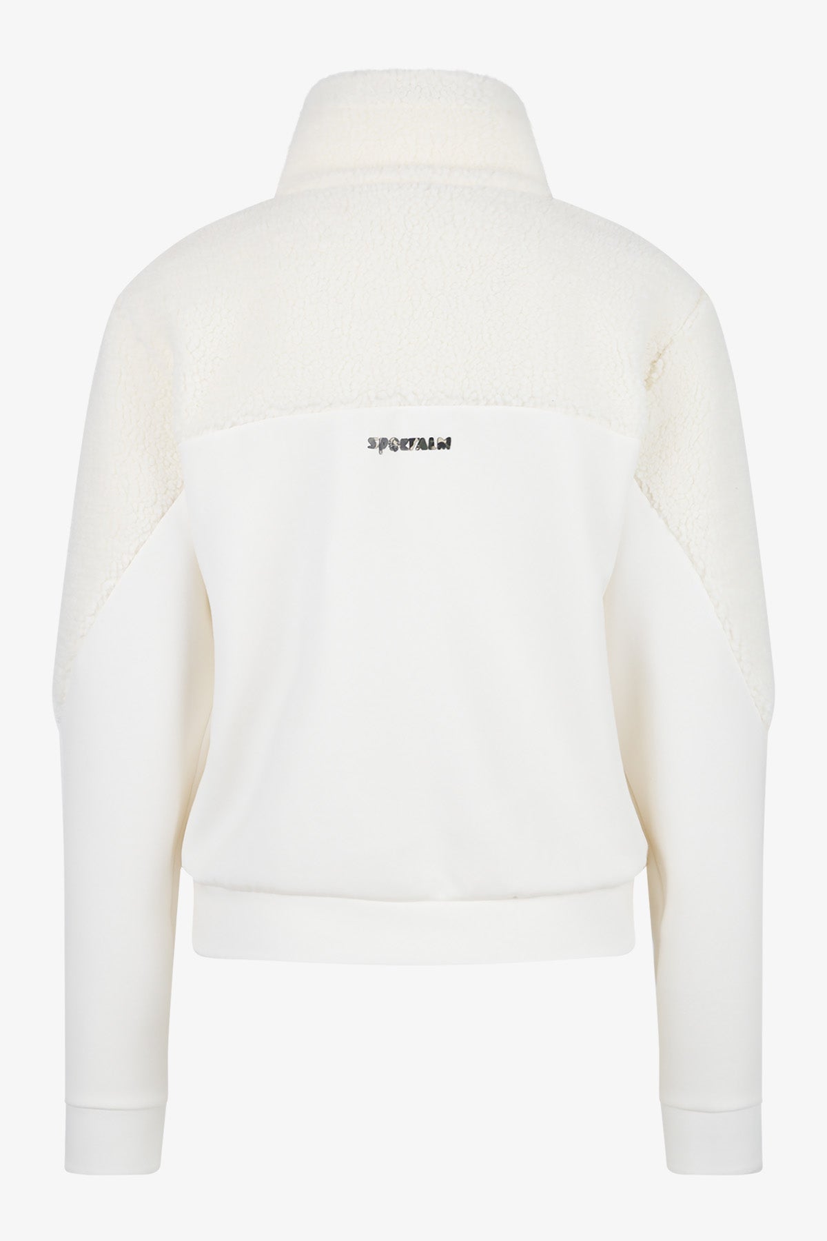 Sweat Jacket with Teddy Fabric