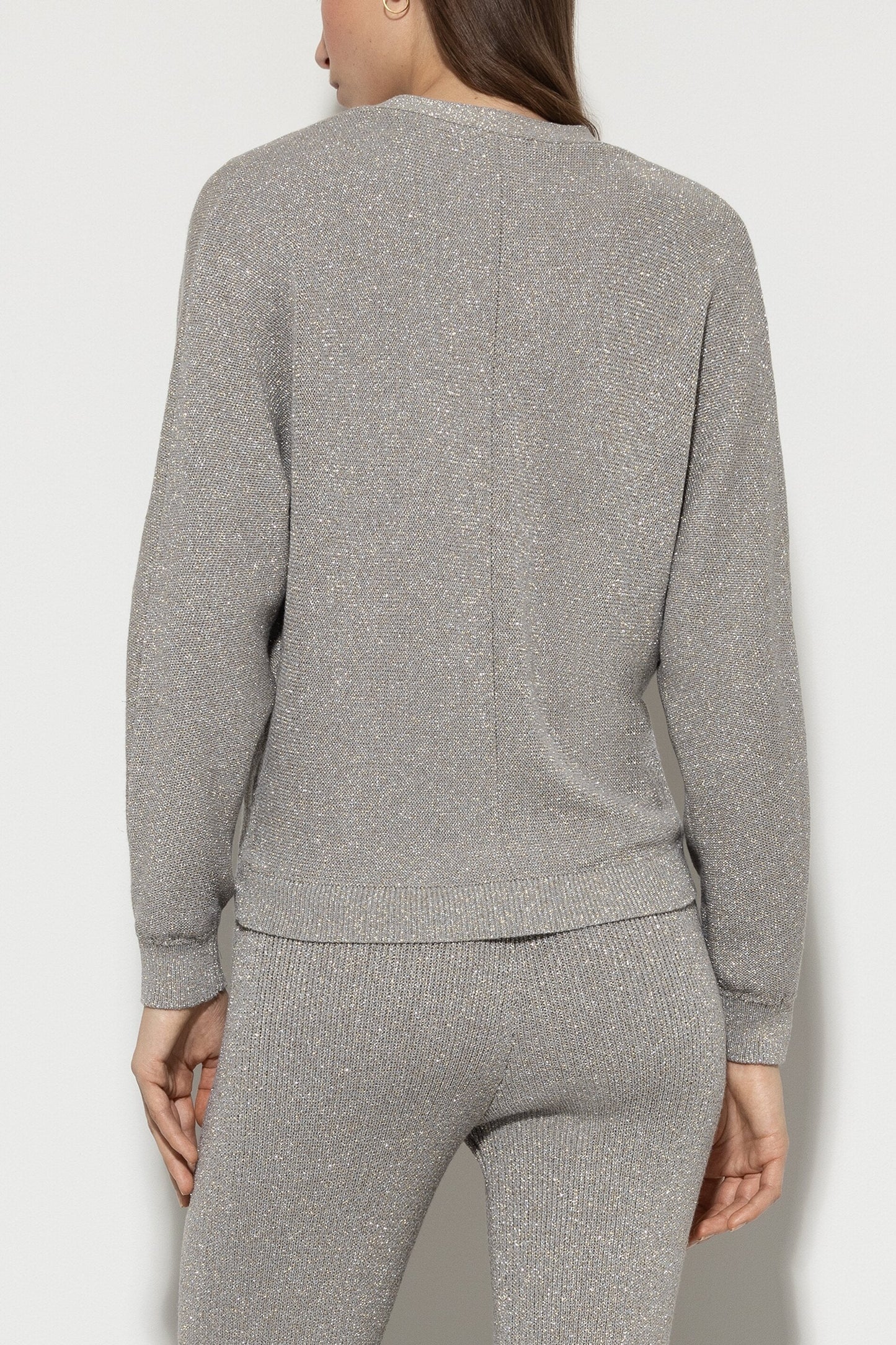 Knitted Blouson with Zip Detail