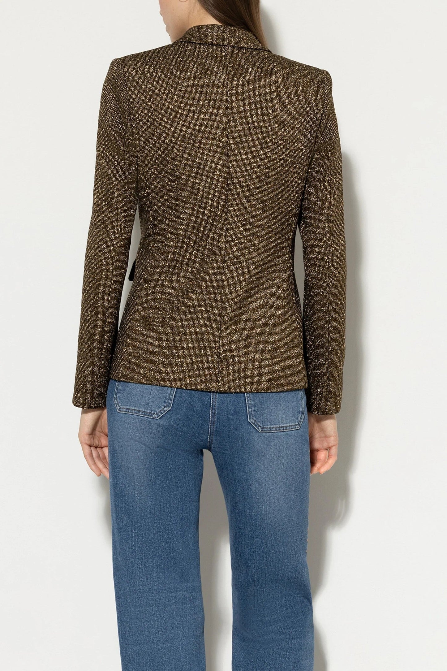 Blazer with Metallic Effect