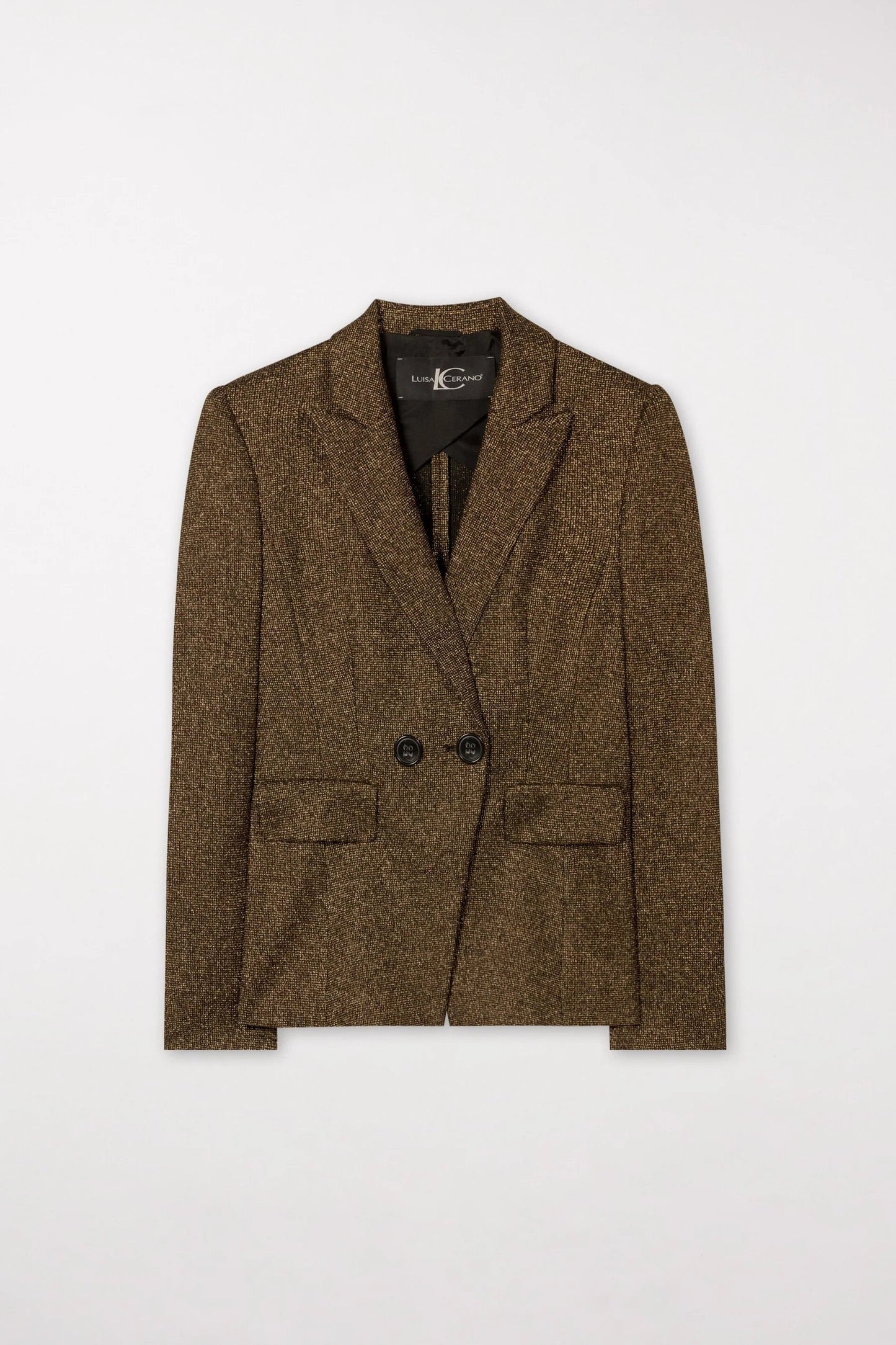 Blazer with Metallic Effect