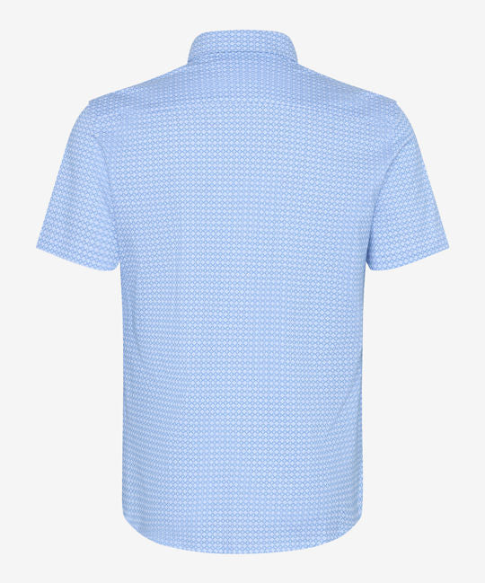 Short-Sleeved Shirt with Minimal Print