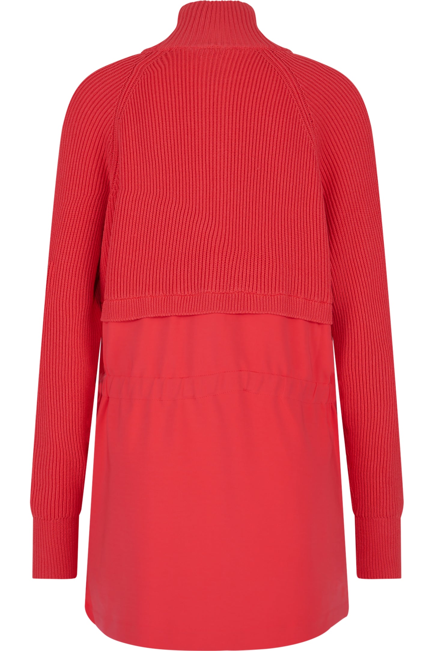 Parka with Knitted Top