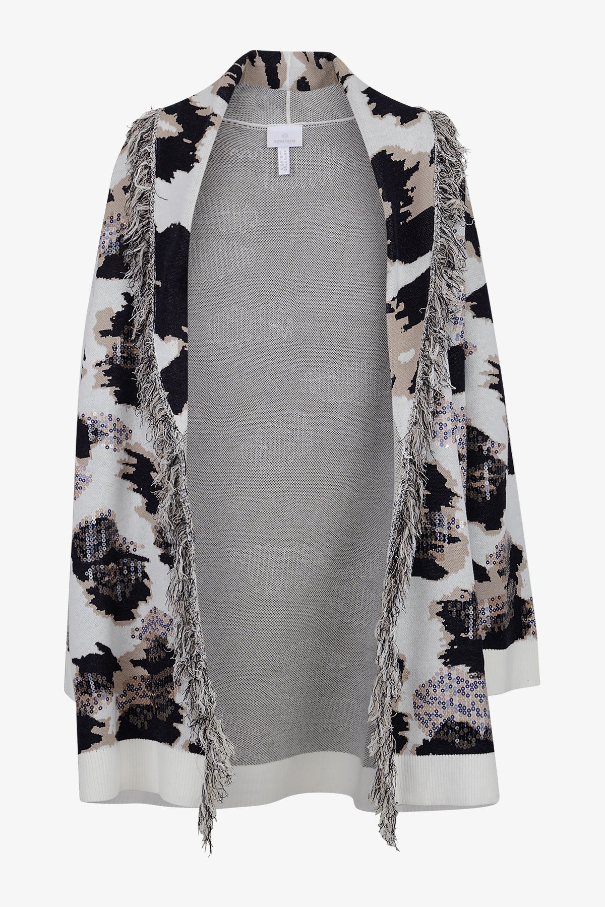 Knitted Coat with Shawl Collar