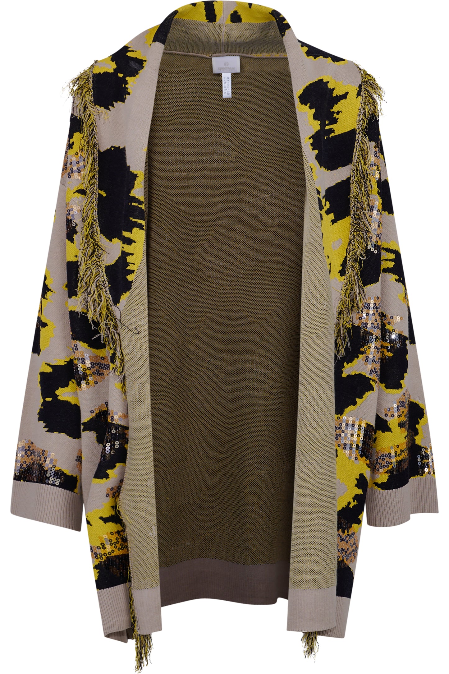 Knitted Coat with Shawl Collar