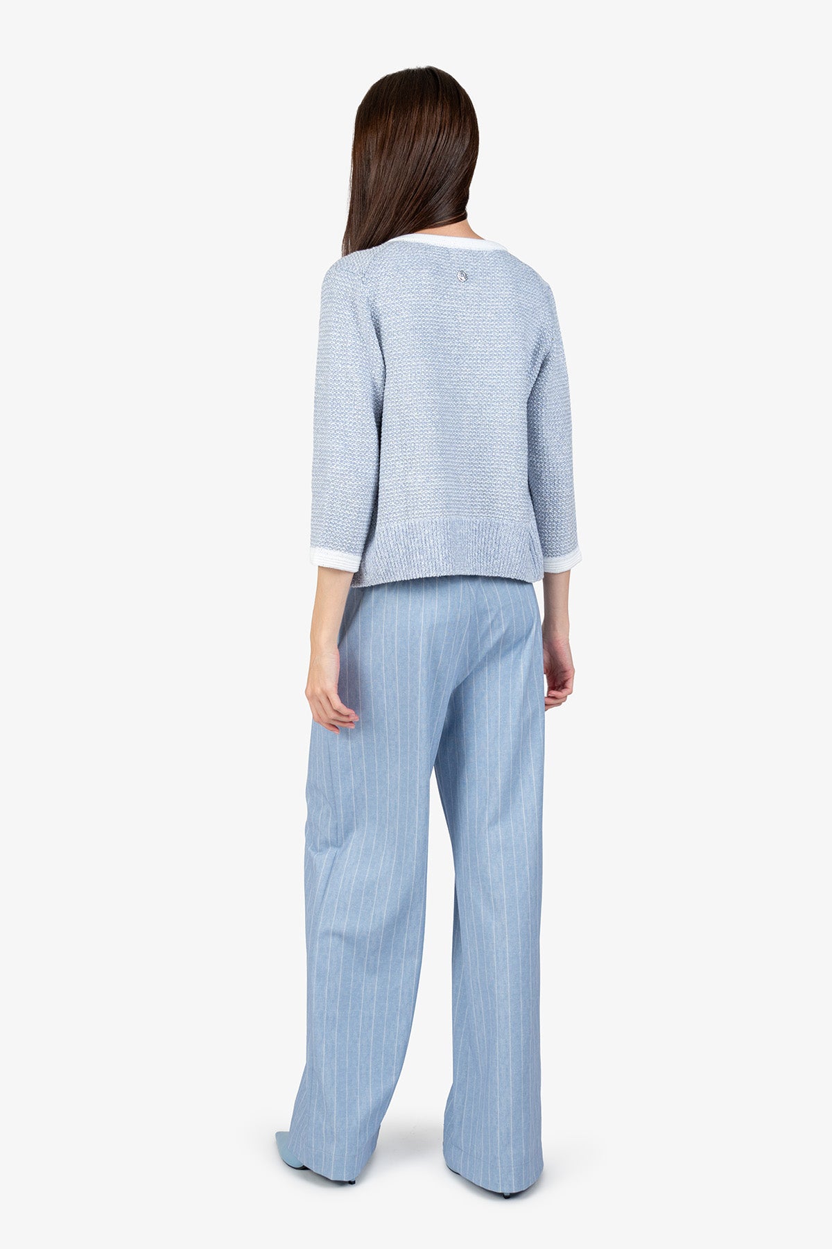 Cardigan with Stand-up Collar