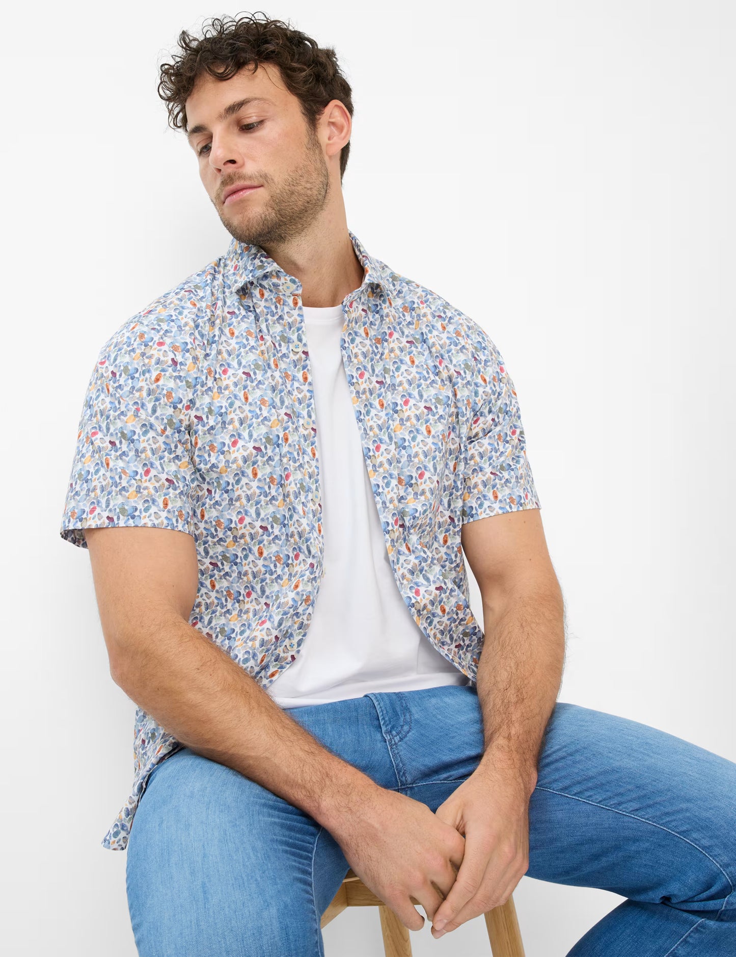 Popeline: Shirt in the Cotton Mix