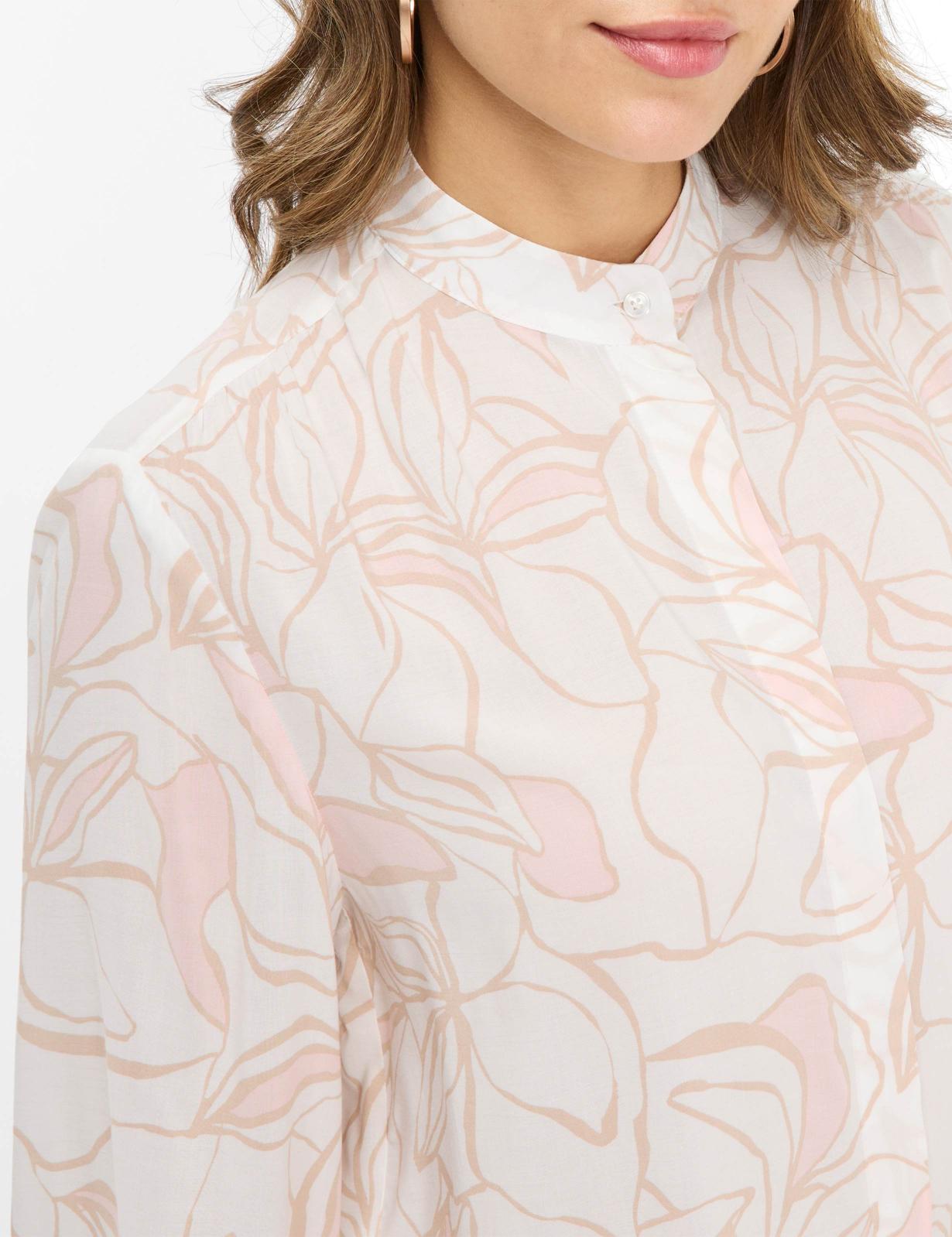 Poplin: Blouse Out of Pure Viscose