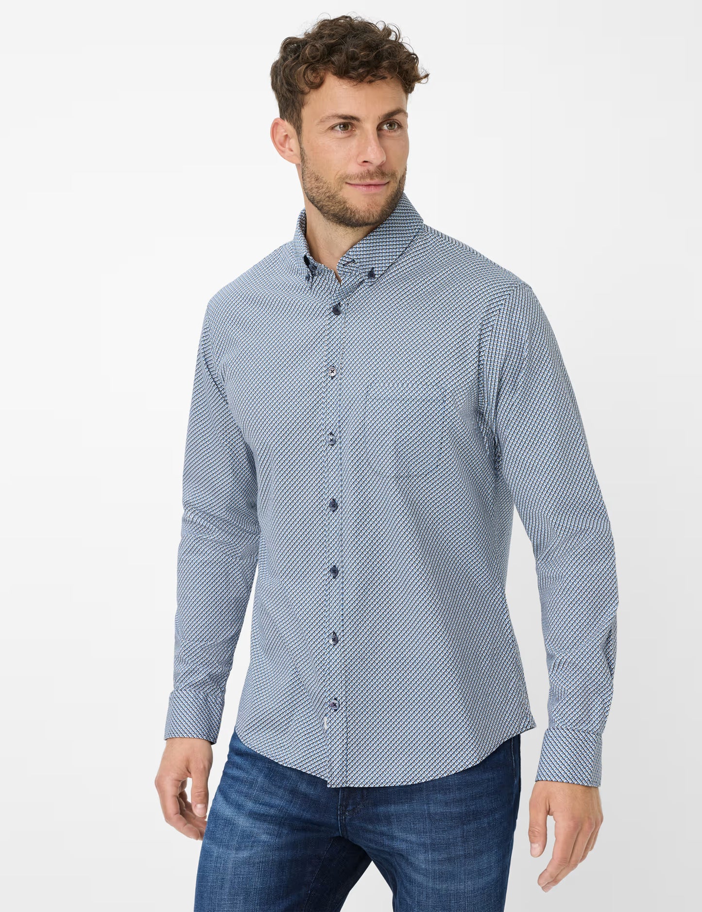 Hi-Flex: Shirt in Cotton Blend