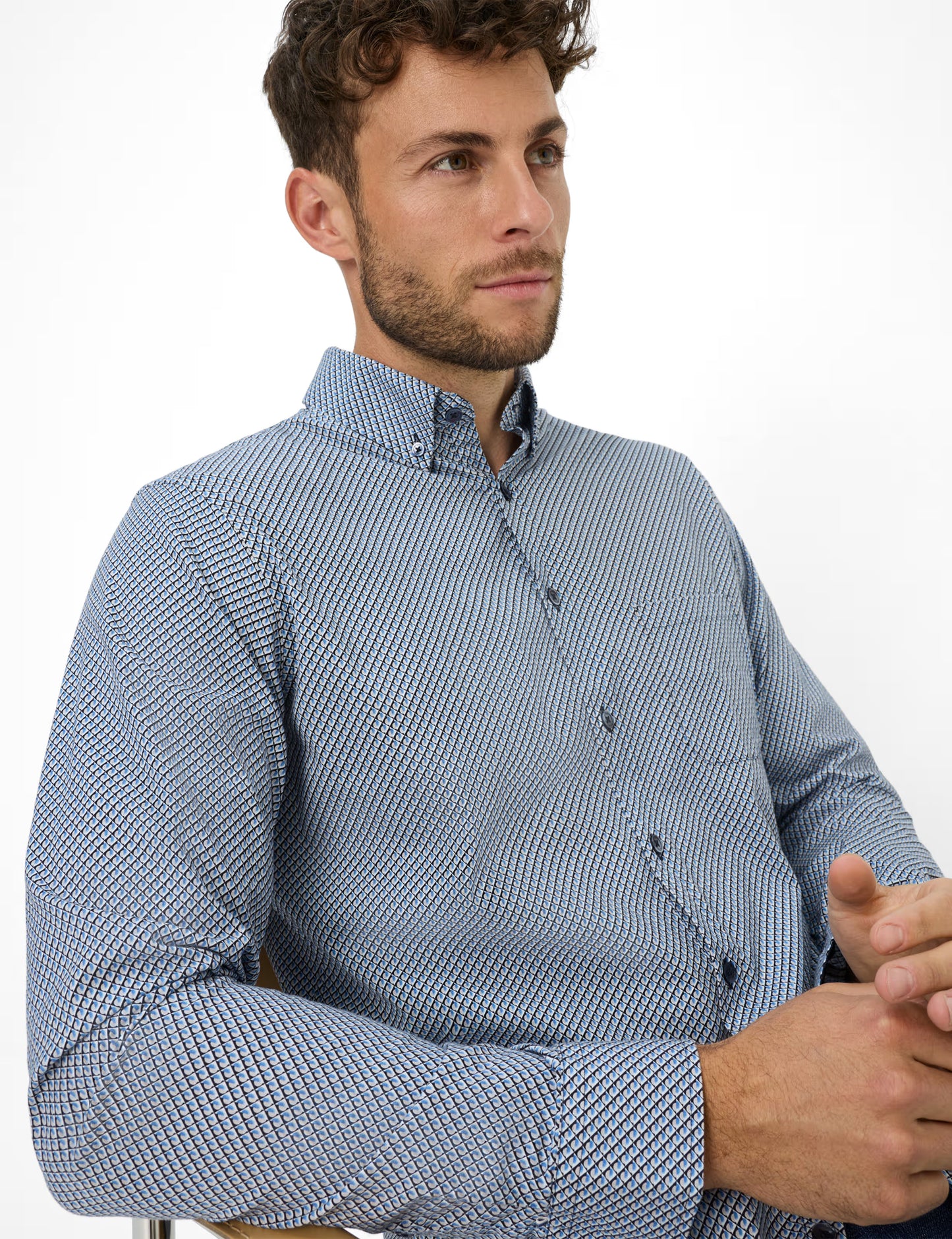 Hi-Flex: Shirt in Cotton Blend