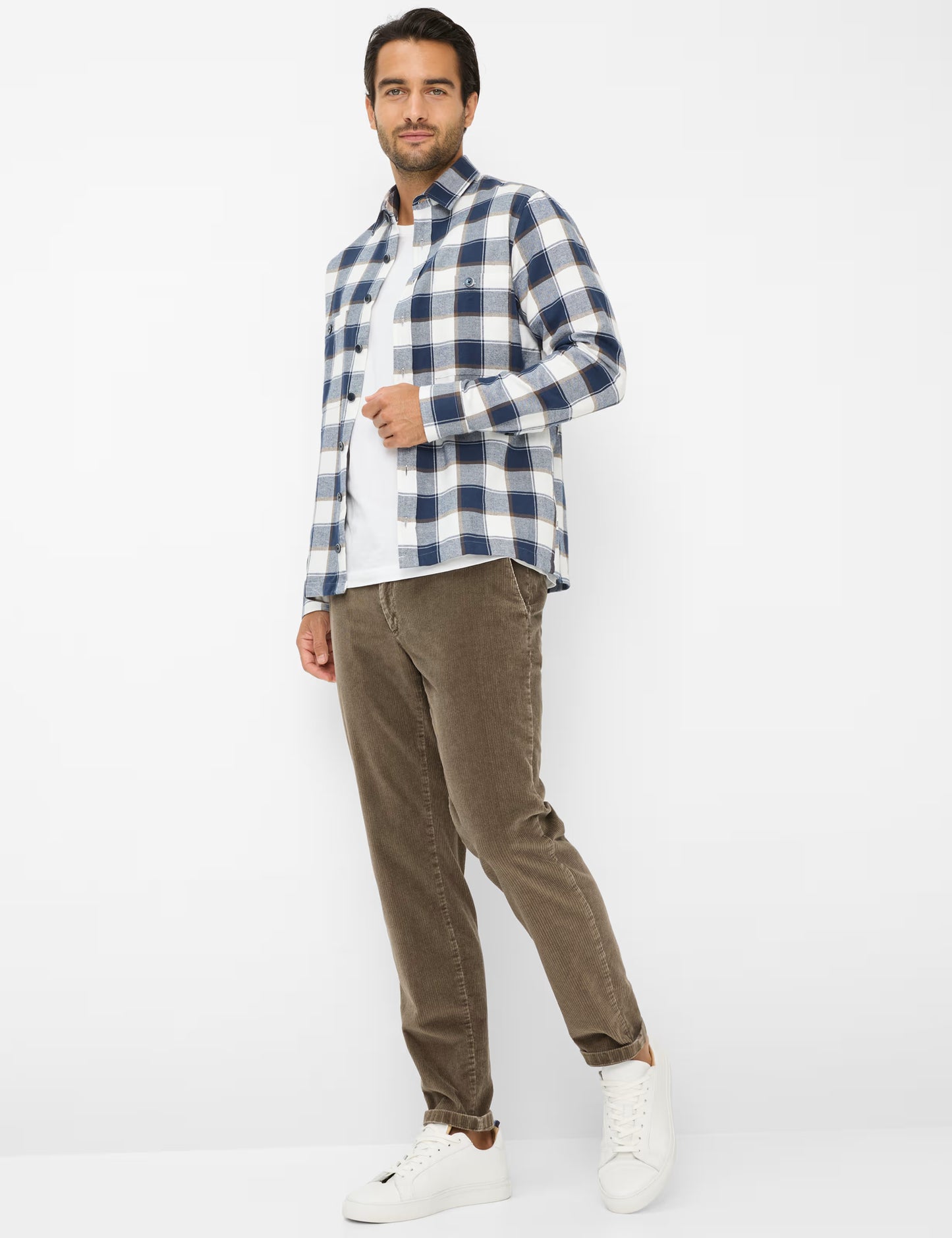 Flannel: Overshirt Made of Pure Cotton