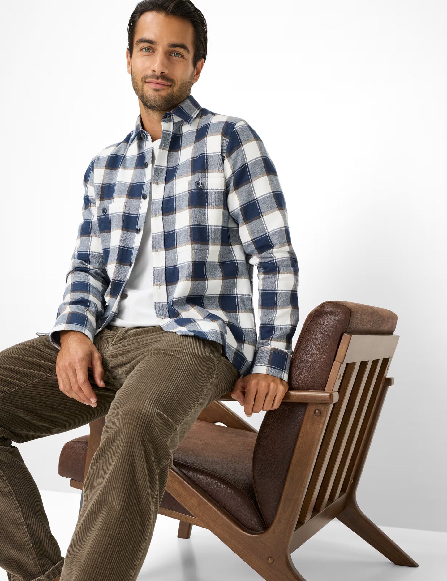 Flannel: Overshirt Made of Pure Cotton