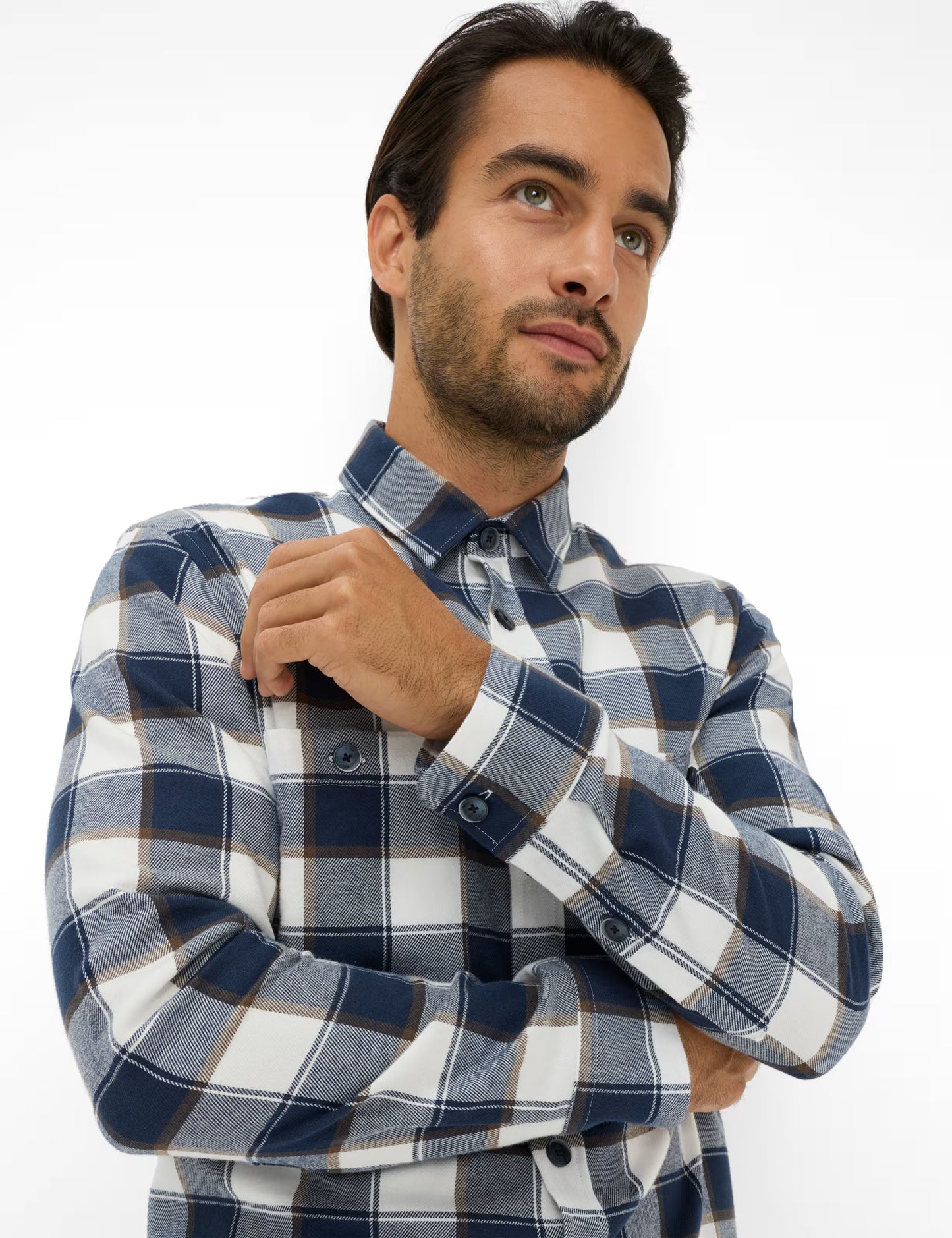 Flannel: Overshirt Made of Pure Cotton
