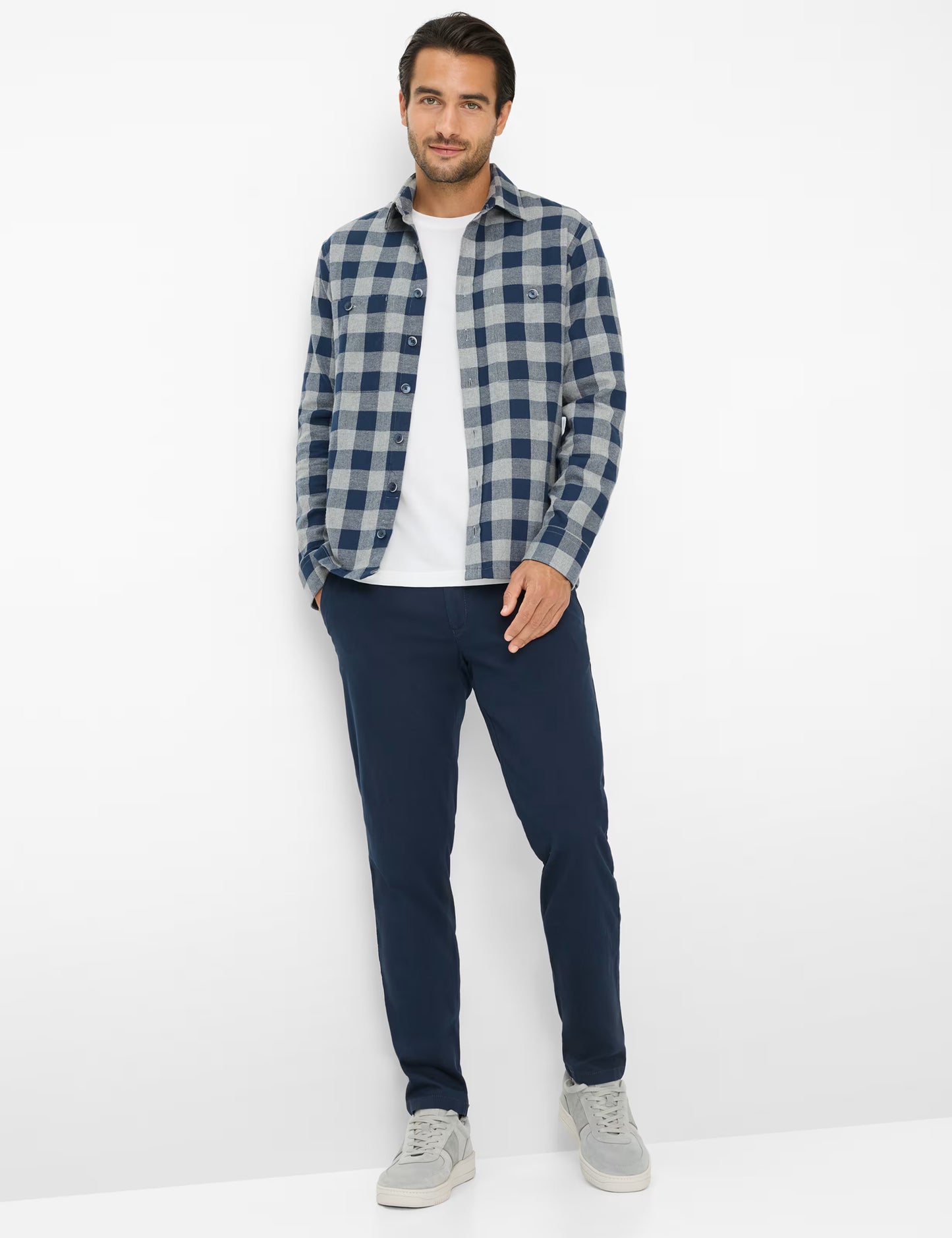 Flannel: Overshirt Made of Pure Cotton