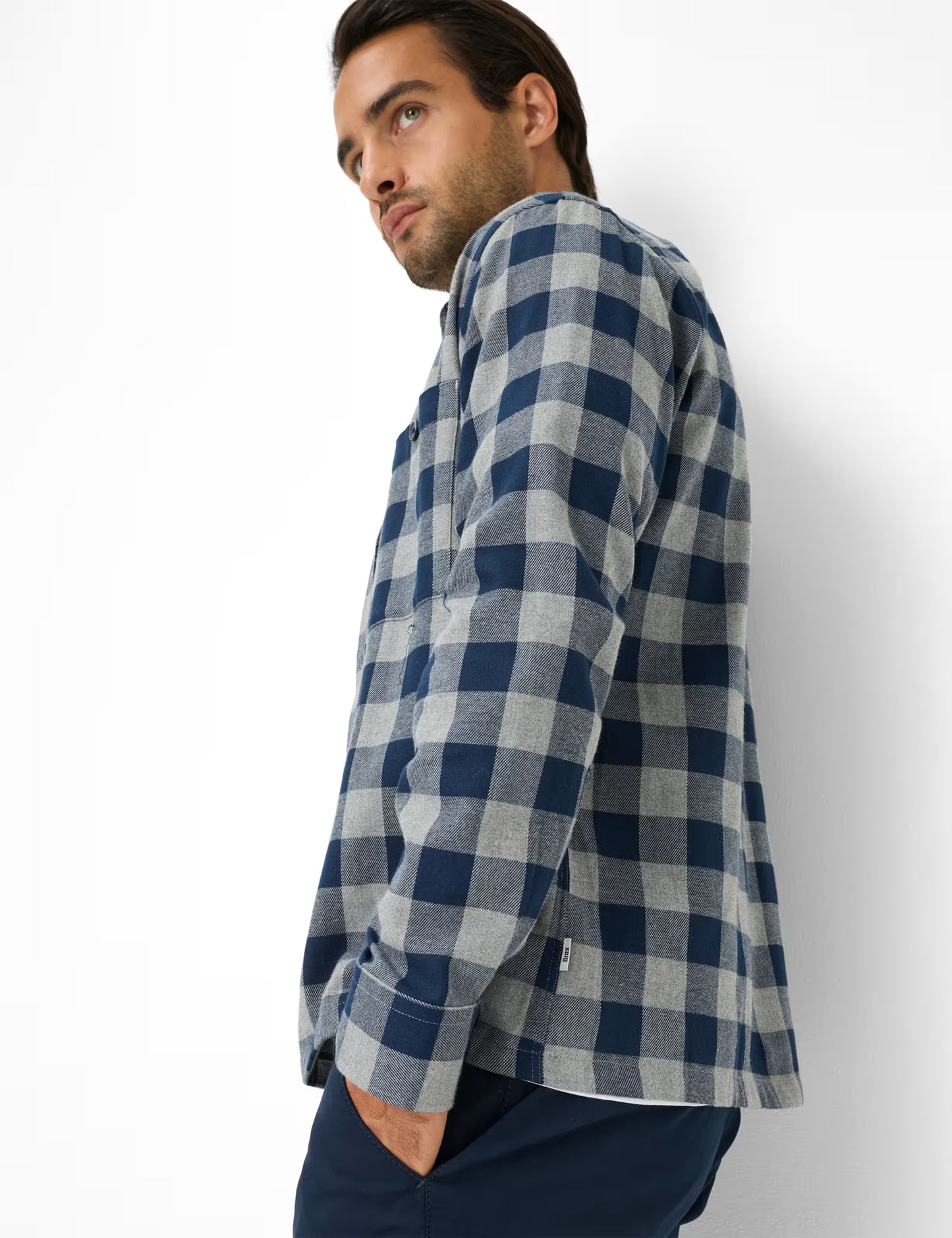 Flannel: Overshirt Made of Pure Cotton