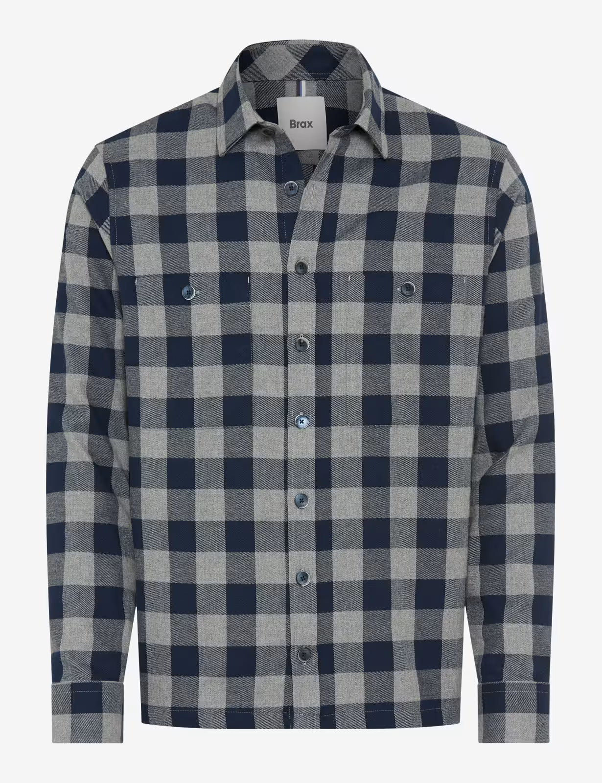Flannel: Overshirt Made of Pure Cotton