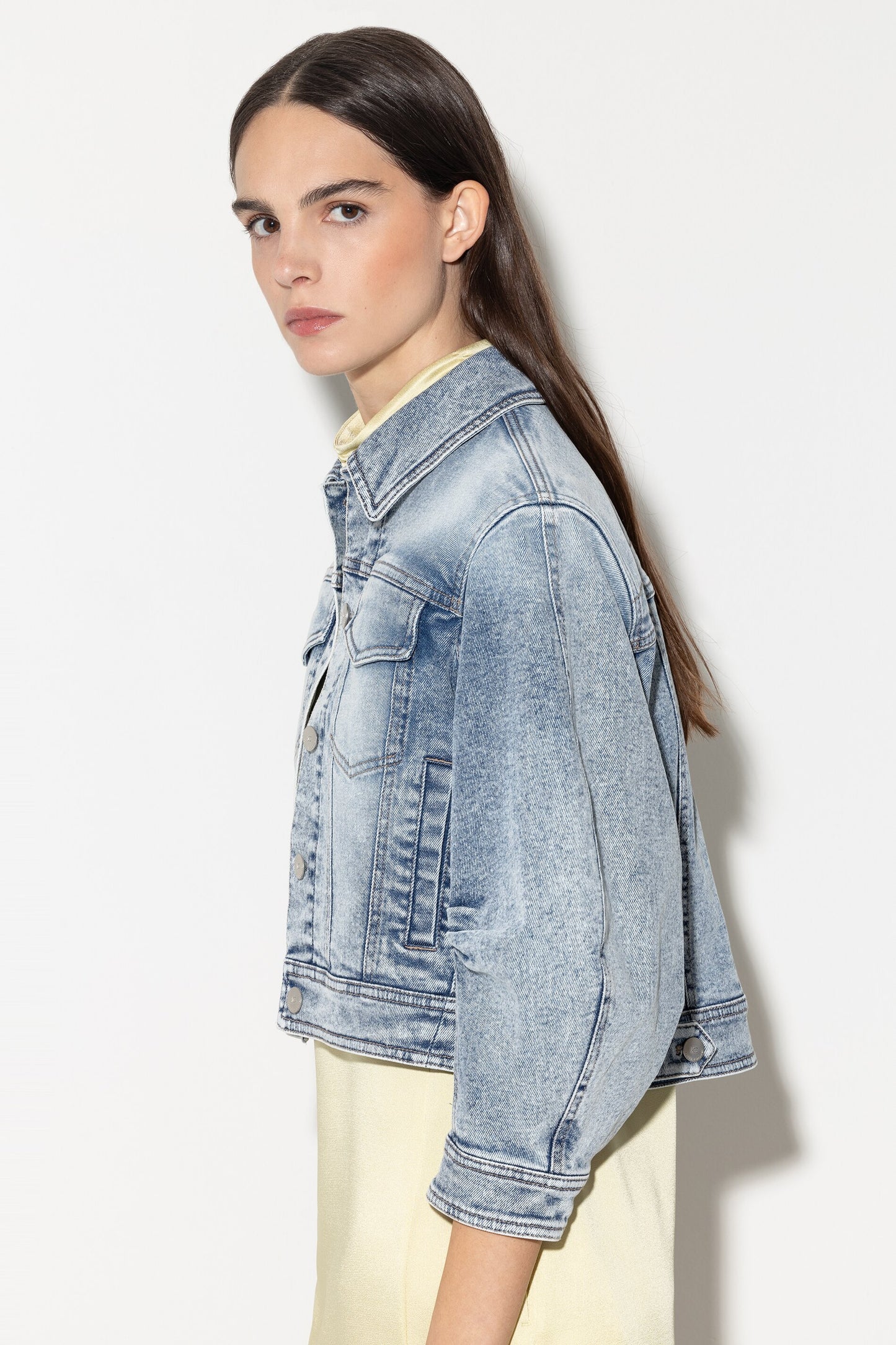 Used-Look Denim Jacket