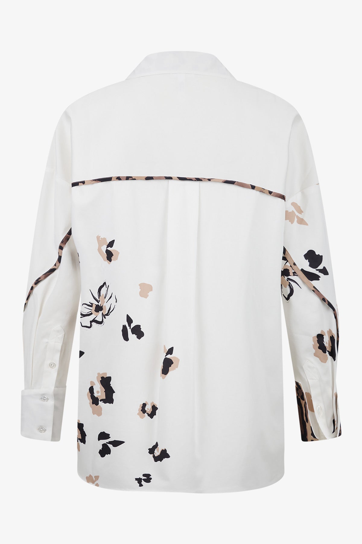 Shirt Blouse with Leo Print