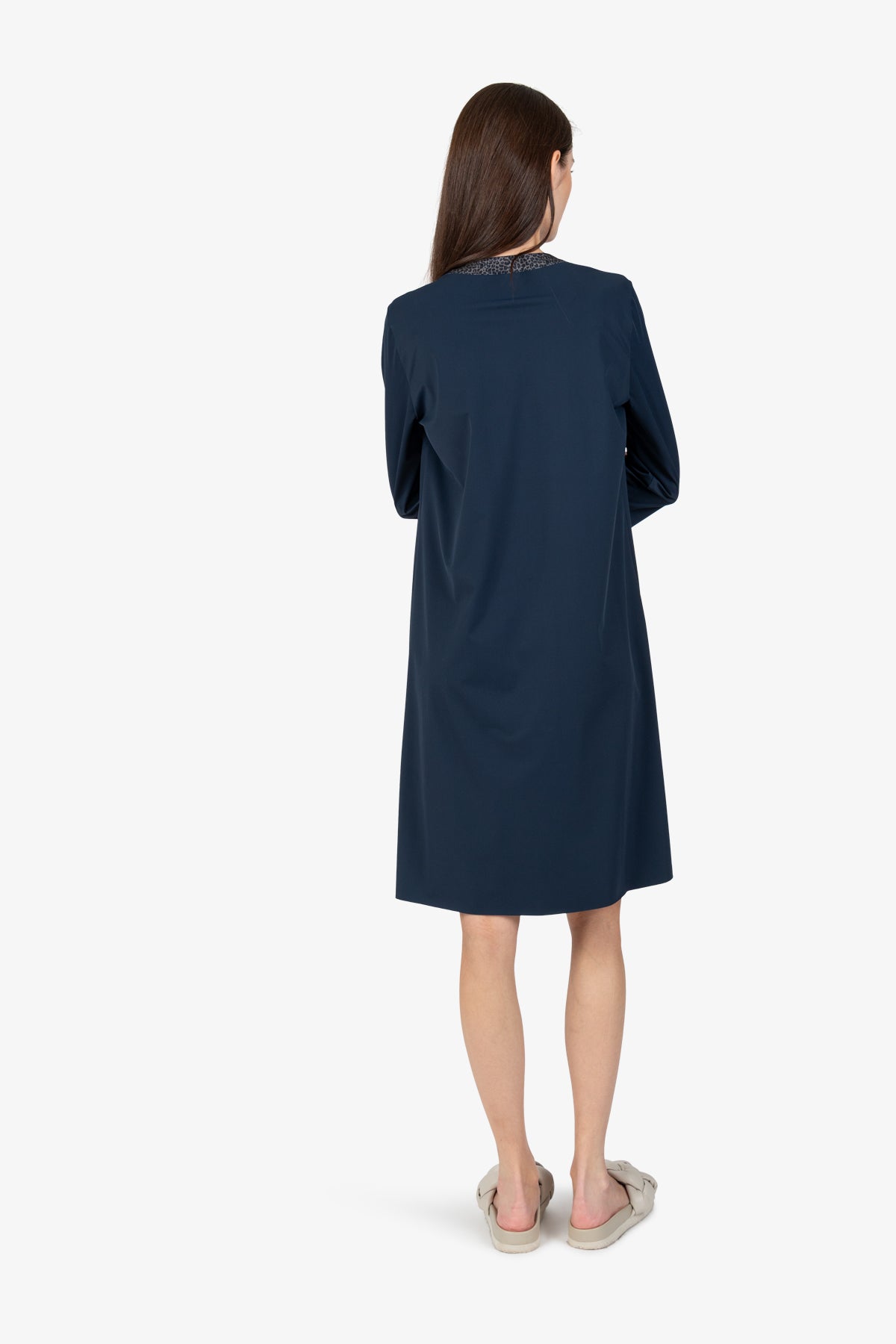 Dress with 3/4-Length Sleeves