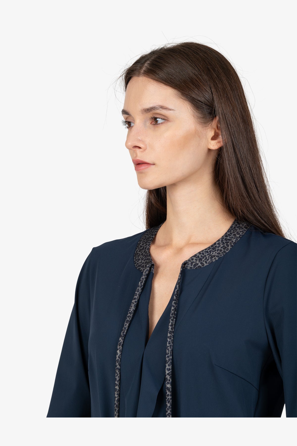Dress with 3/4-Length Sleeves