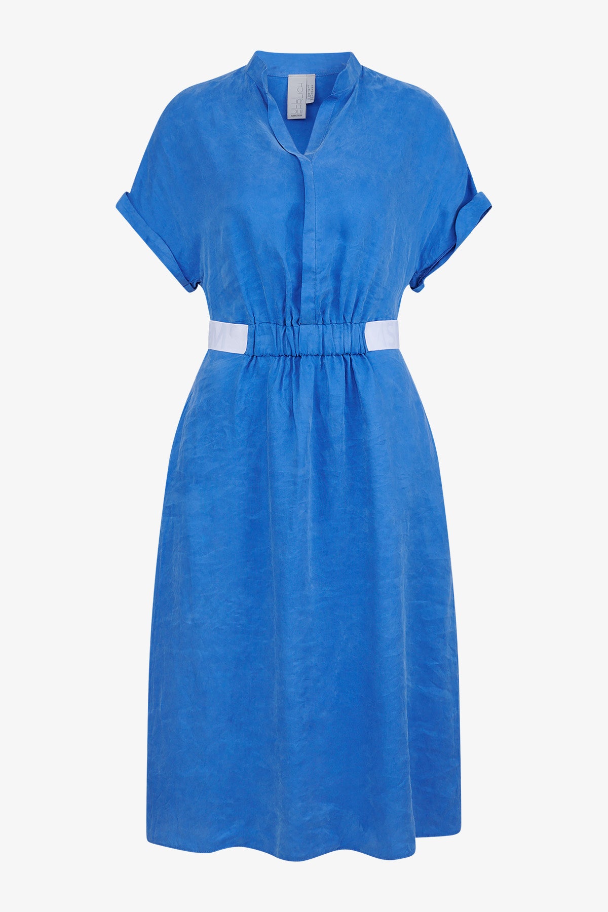 Dress with Stand-up Collar