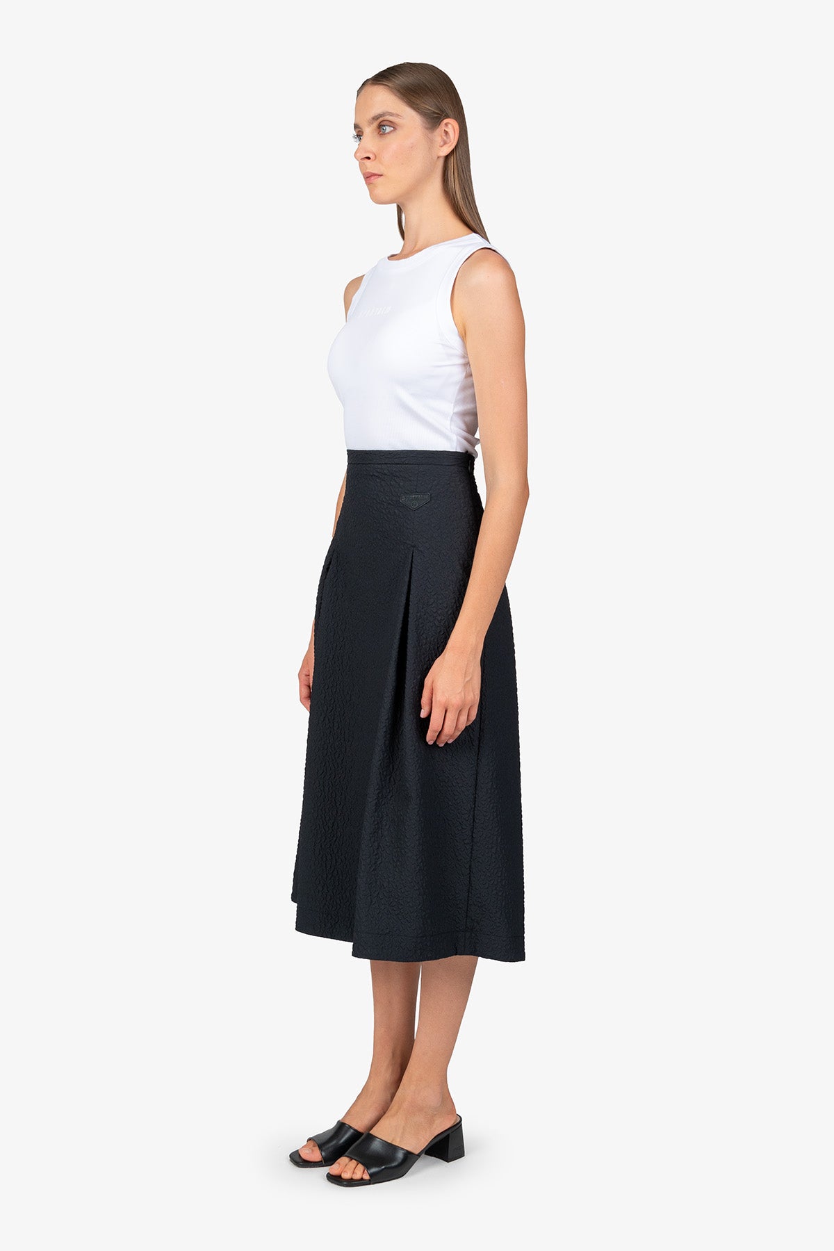 Skirt with Floral Pattern