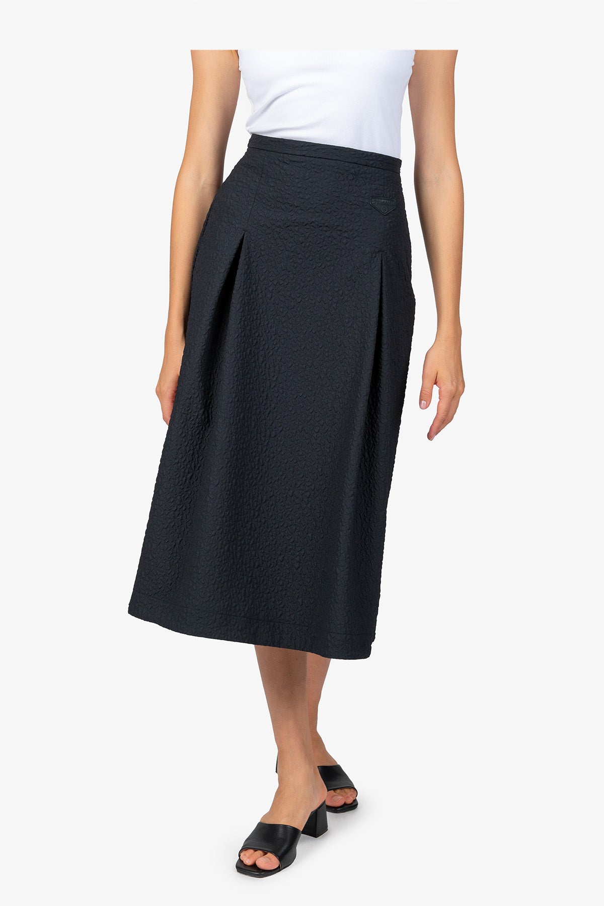 Skirt with Floral Pattern
