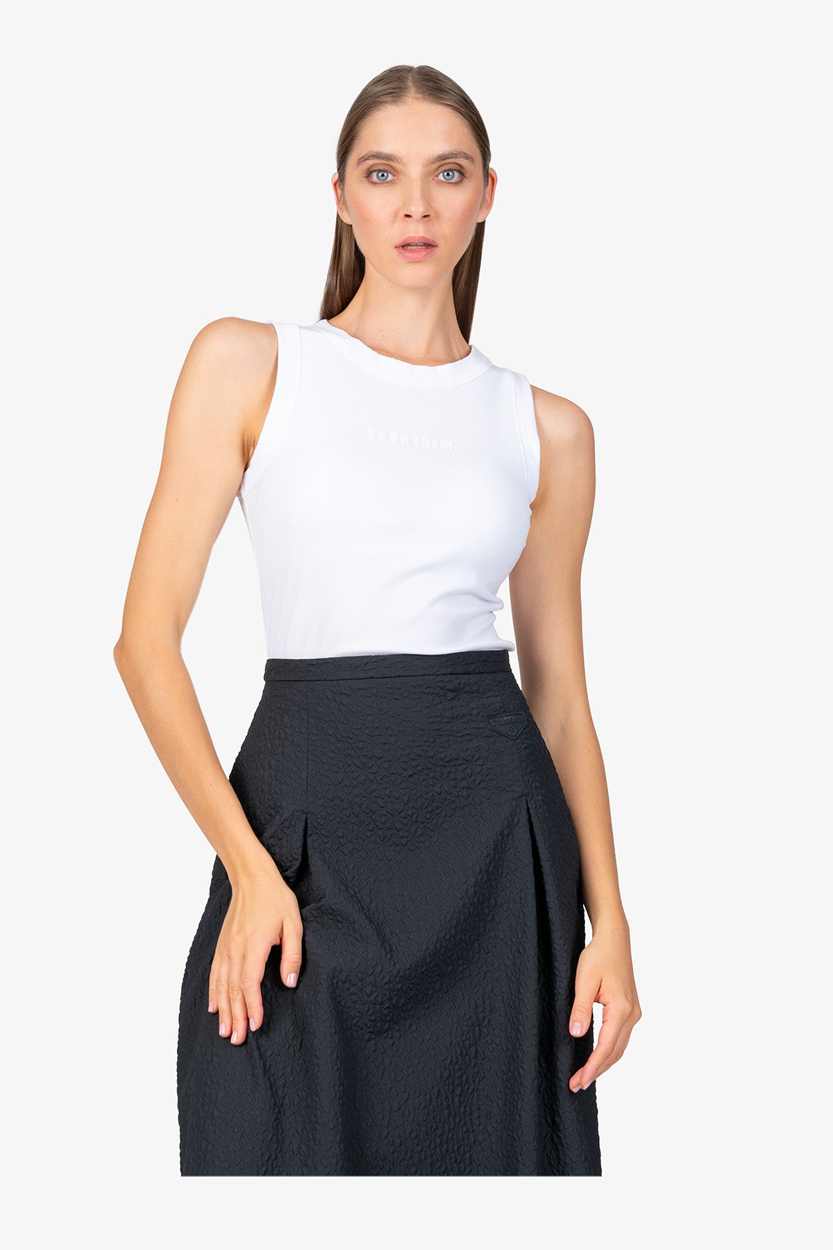 Skirt with Floral Pattern