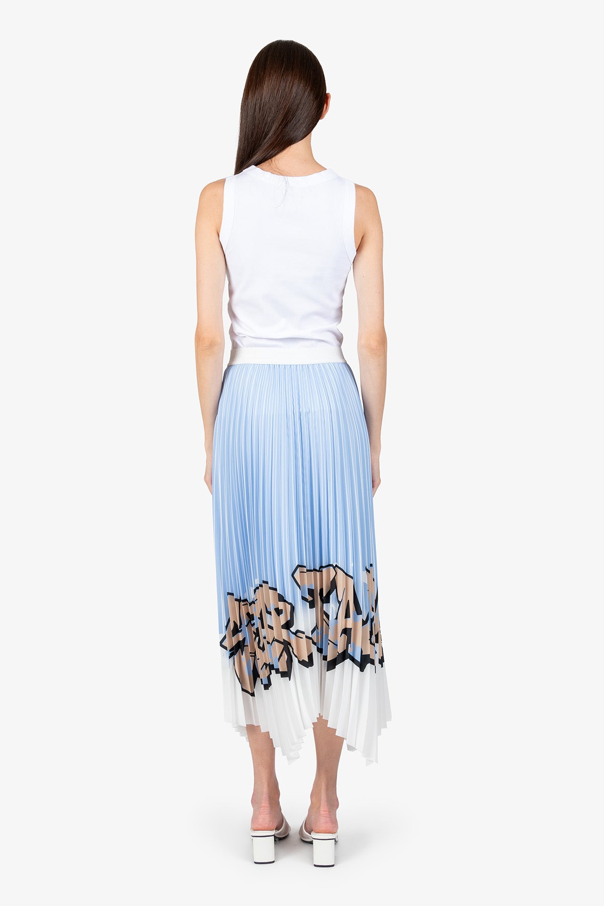 Long Pleated Skirt