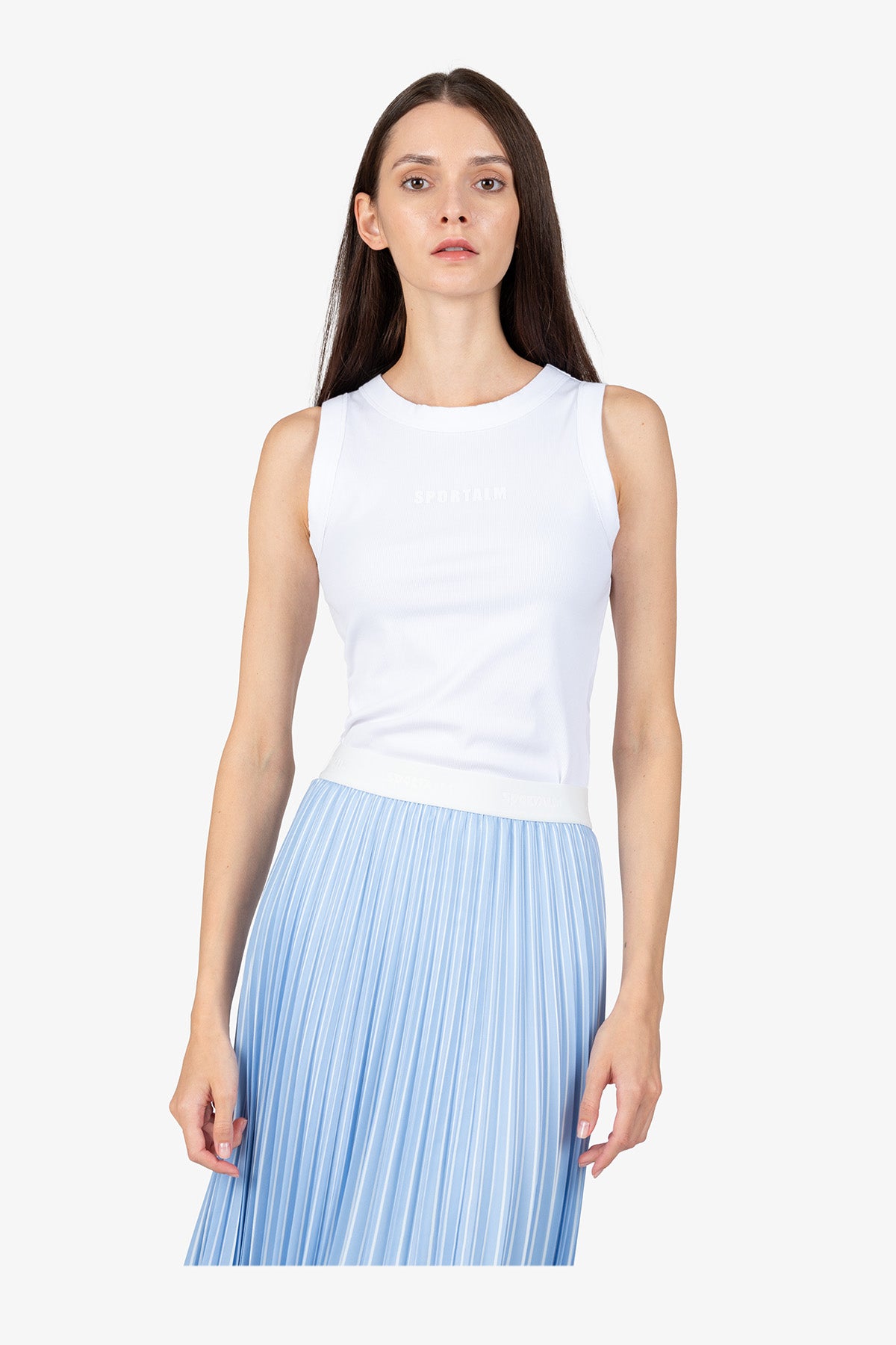 Long Pleated Skirt