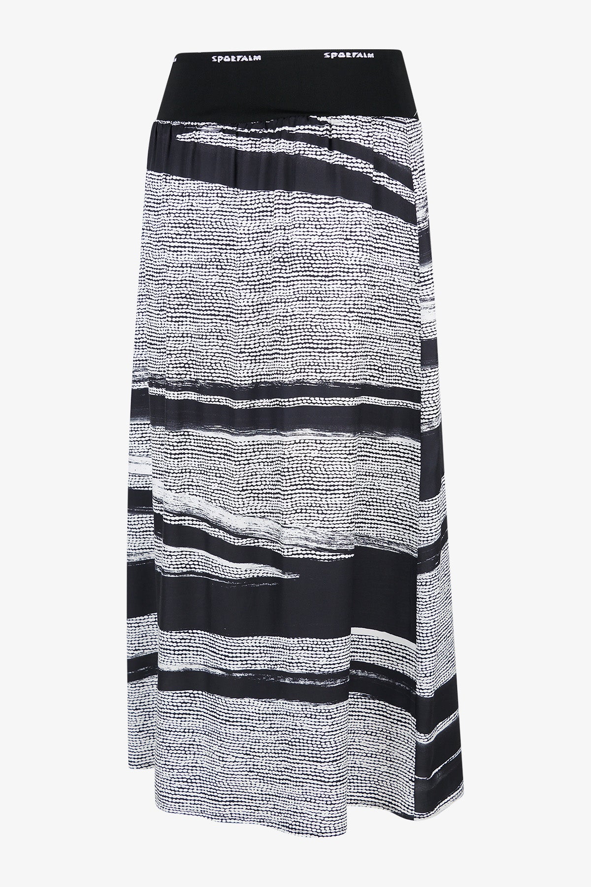 Skirt with Abstract Print