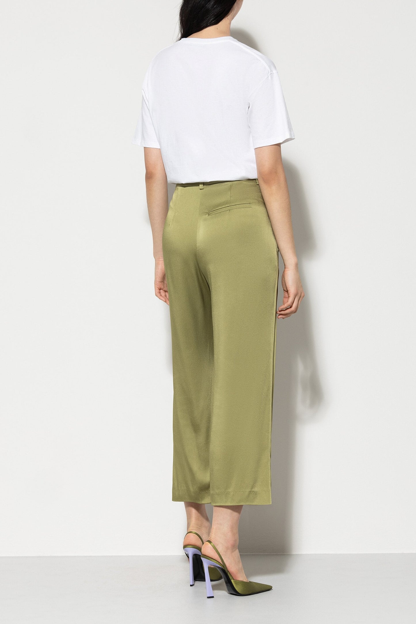 Satin Wide-leg Pants