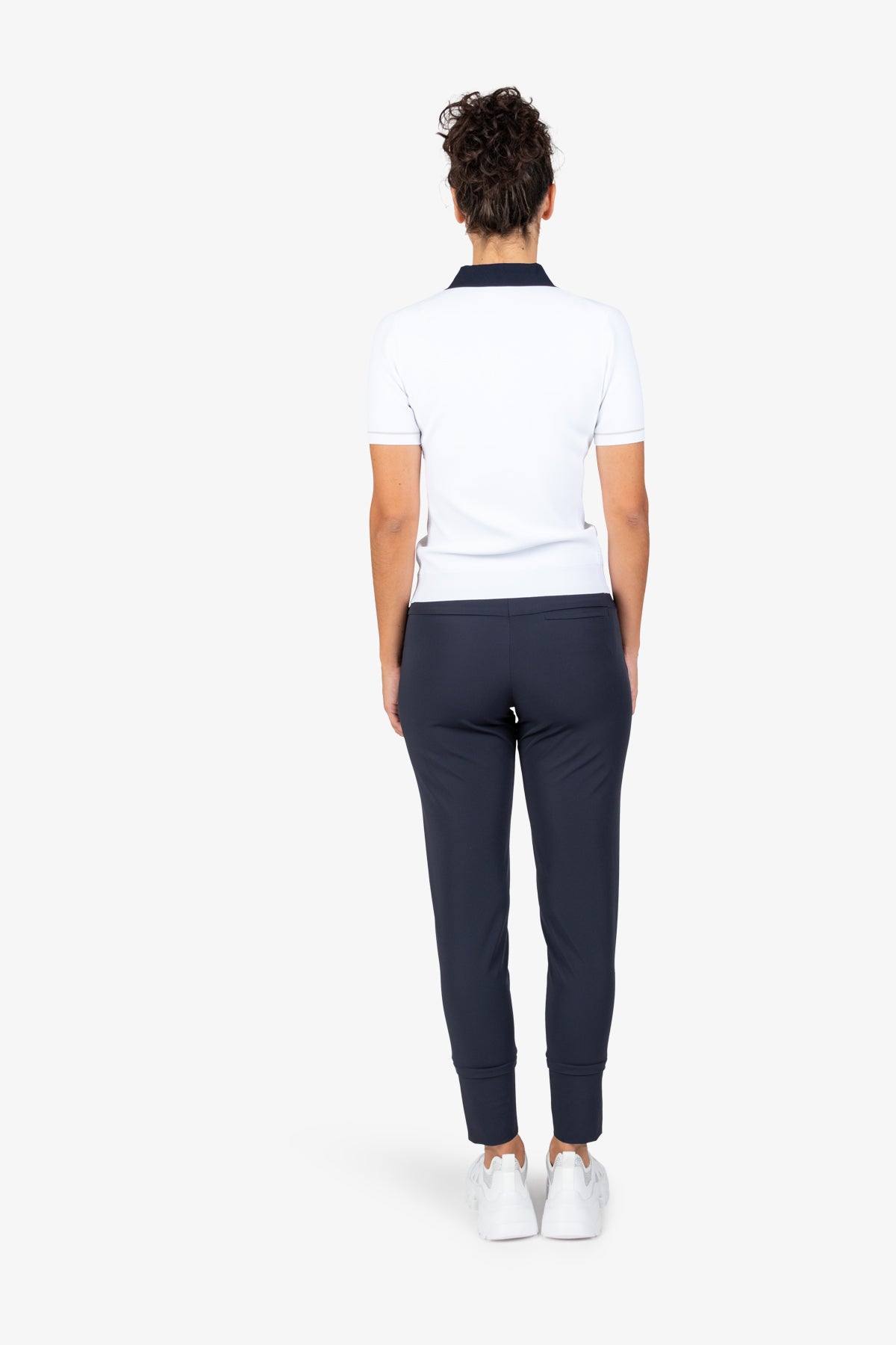 Jogging Pants with Cuffs at the Hem