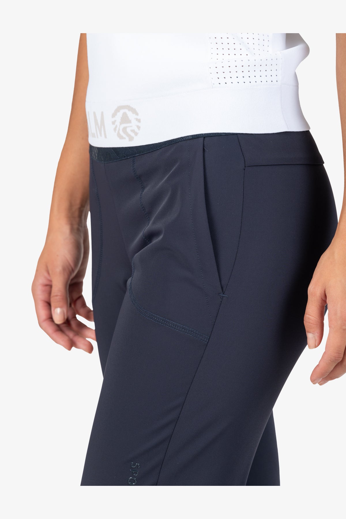 Jogging Pants with Cuffs at the Hem