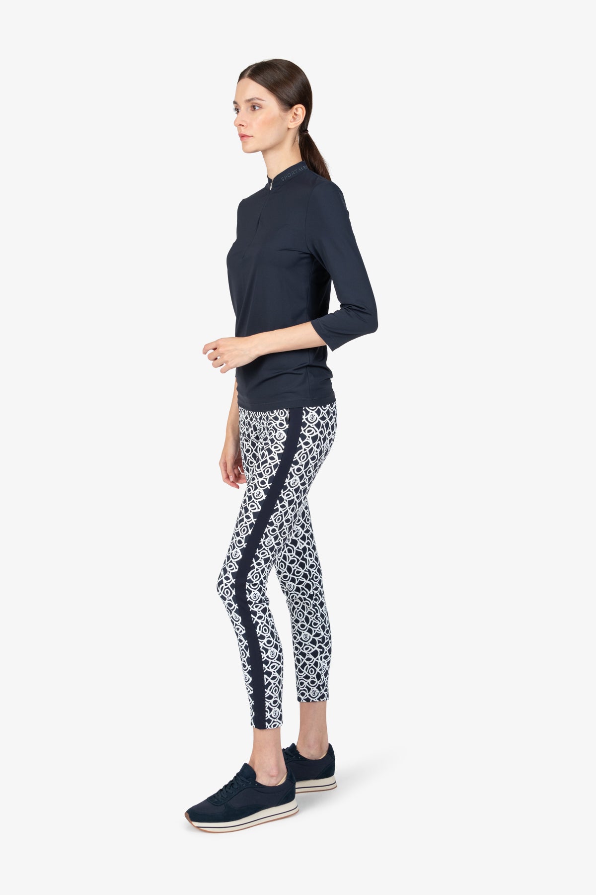 Leggings with Wide Waistband