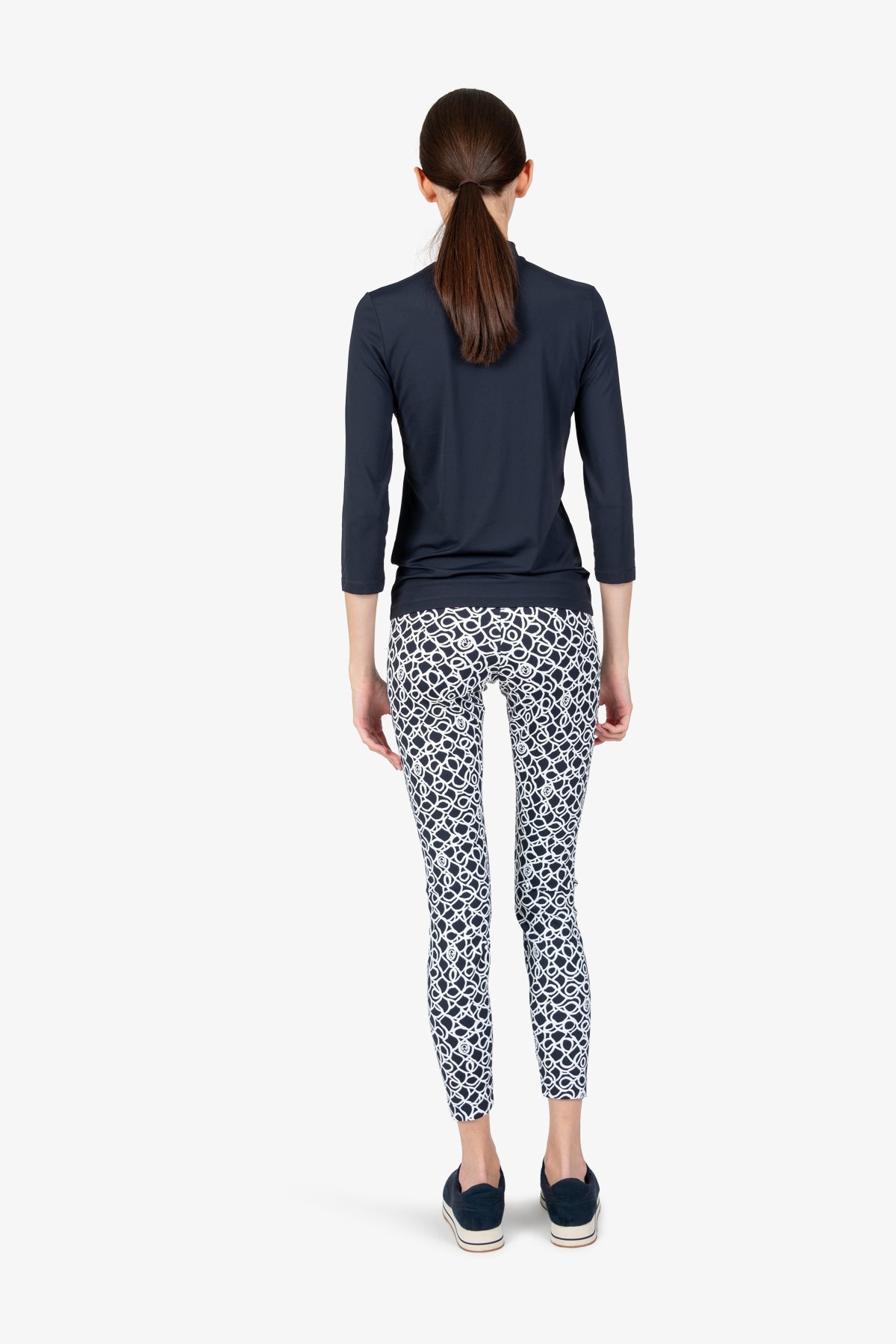 Leggings with Wide Waistband