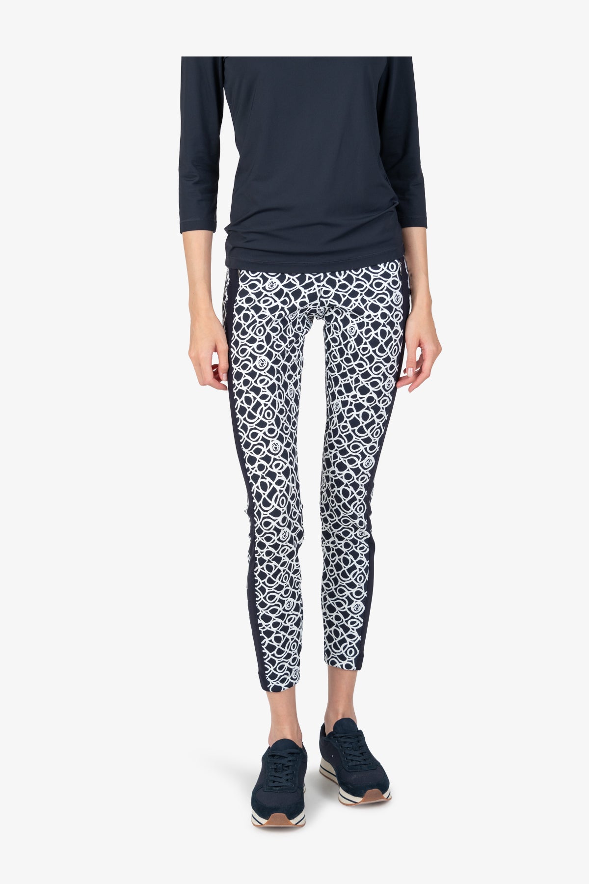 Leggings with Wide Waistband