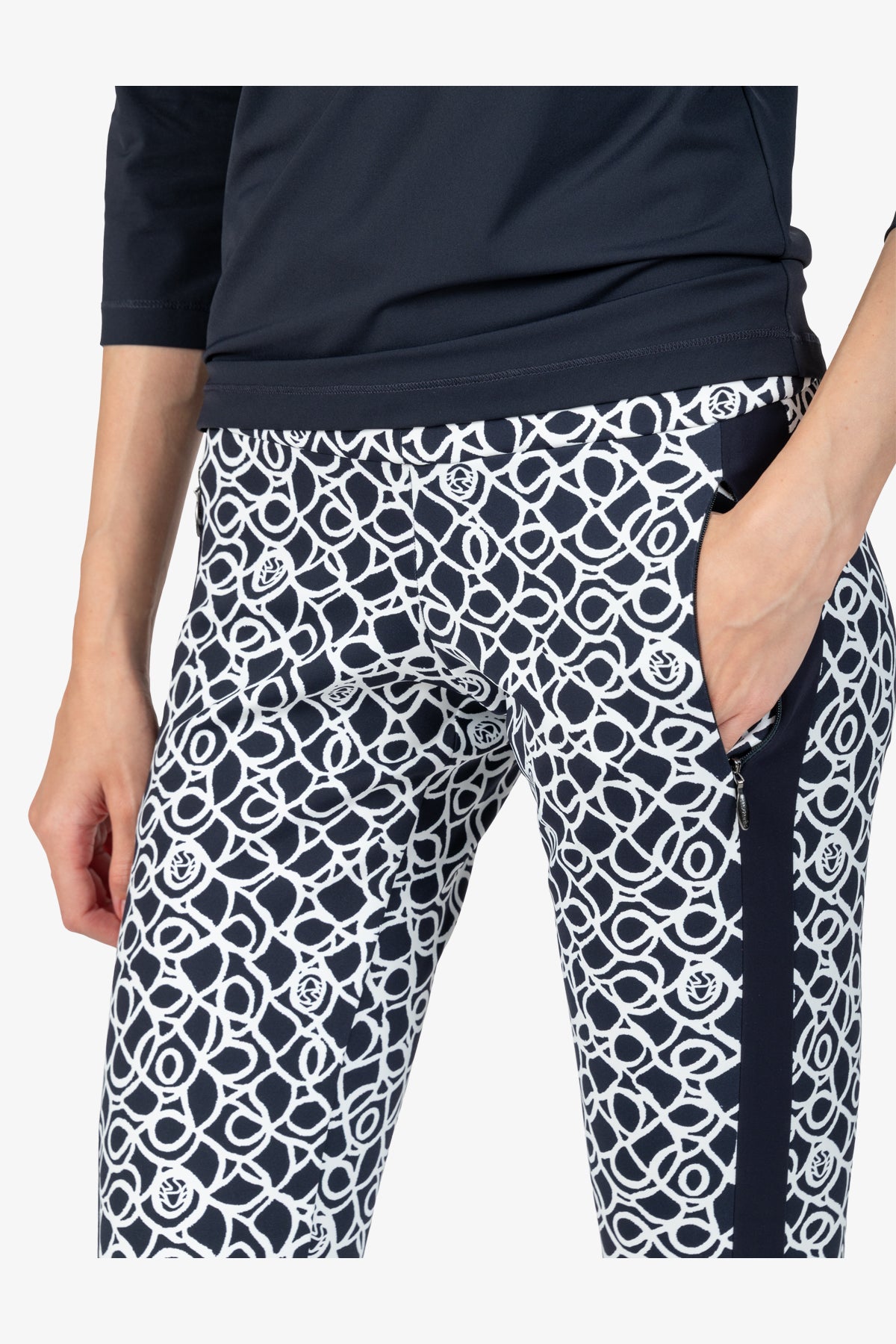 Leggings with Wide Waistband