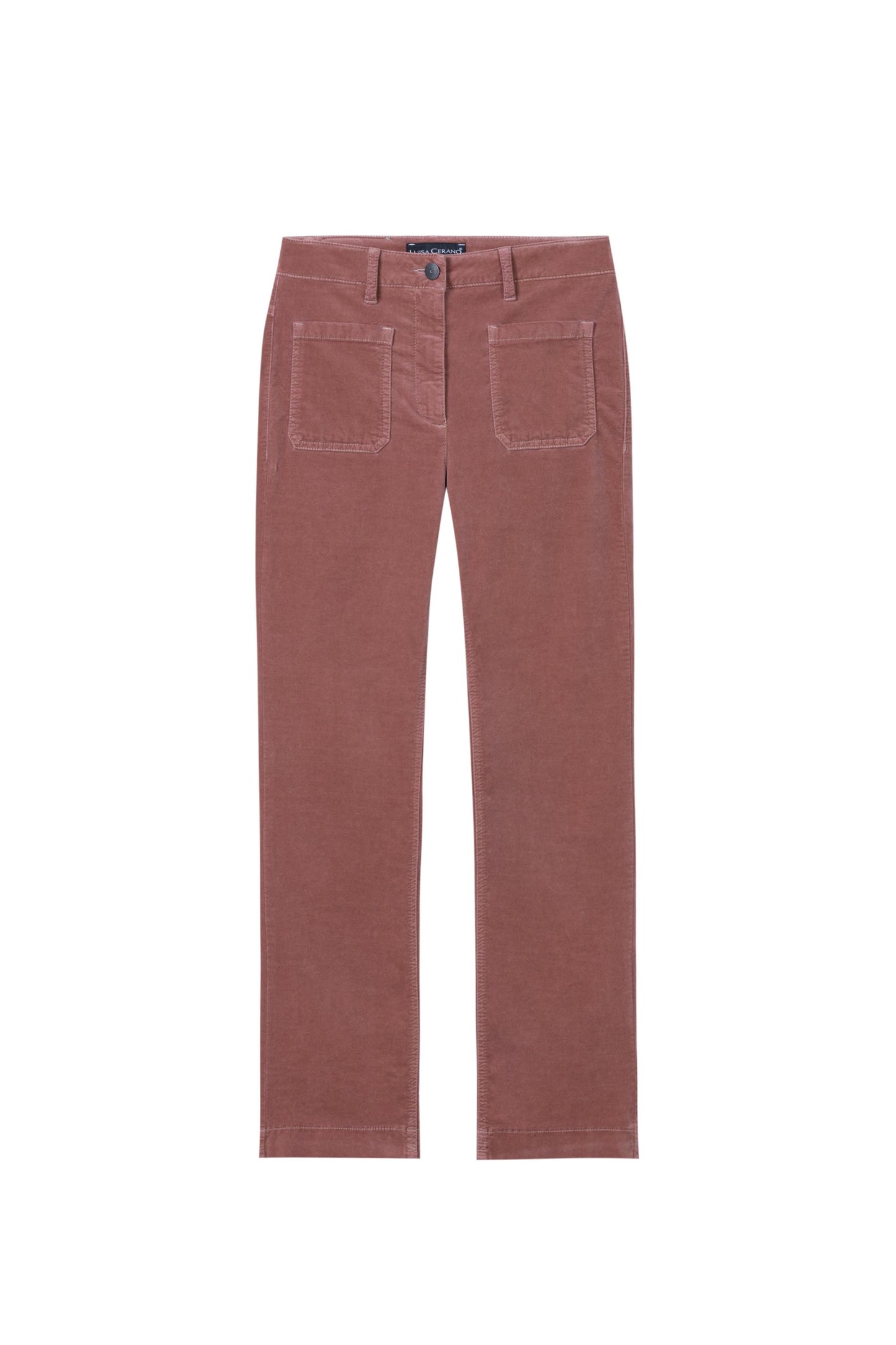 Pants with patch pockets
