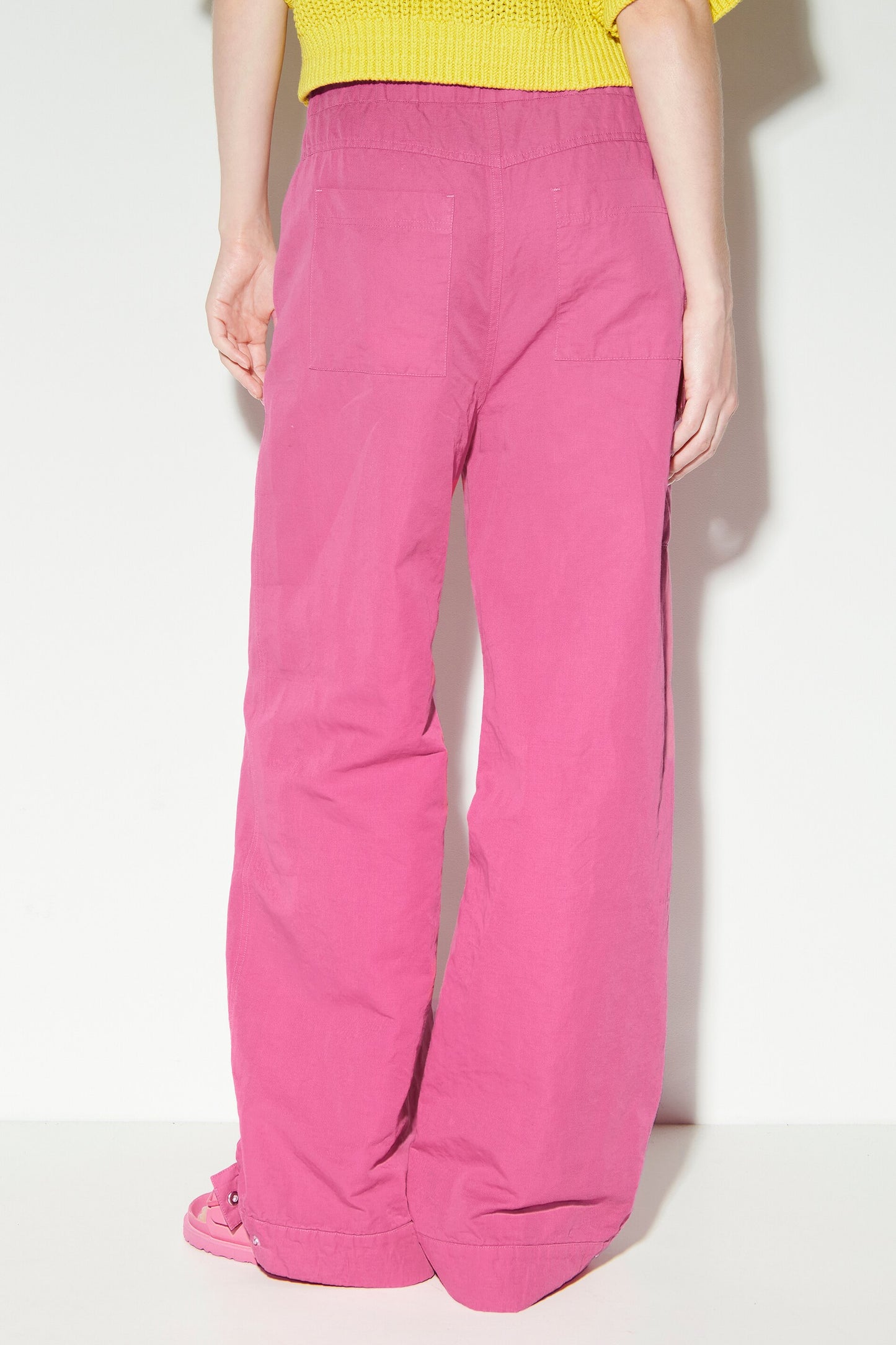 Cargo Trousers in Linen Blend