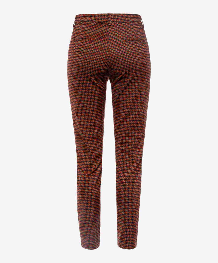 Jersey: Flat-Front Pants in Slim Fit