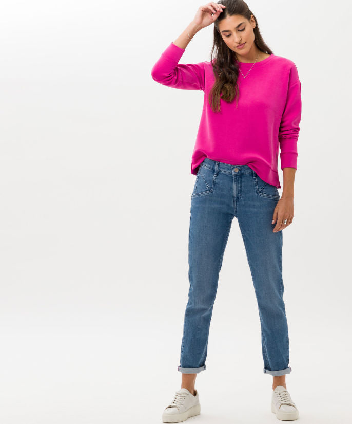 Five-Pocket-Jeans in Relaxter Silhouette