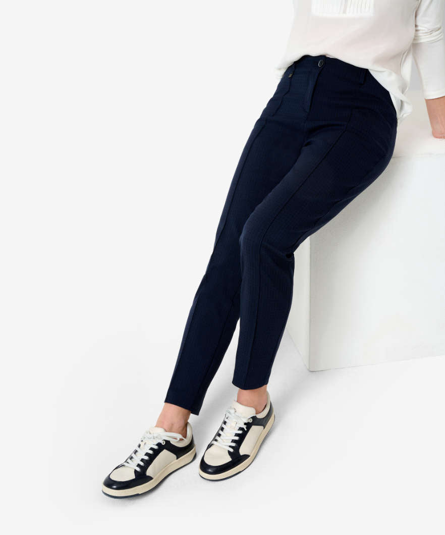 Techno Trousers with Cropped Silhouette