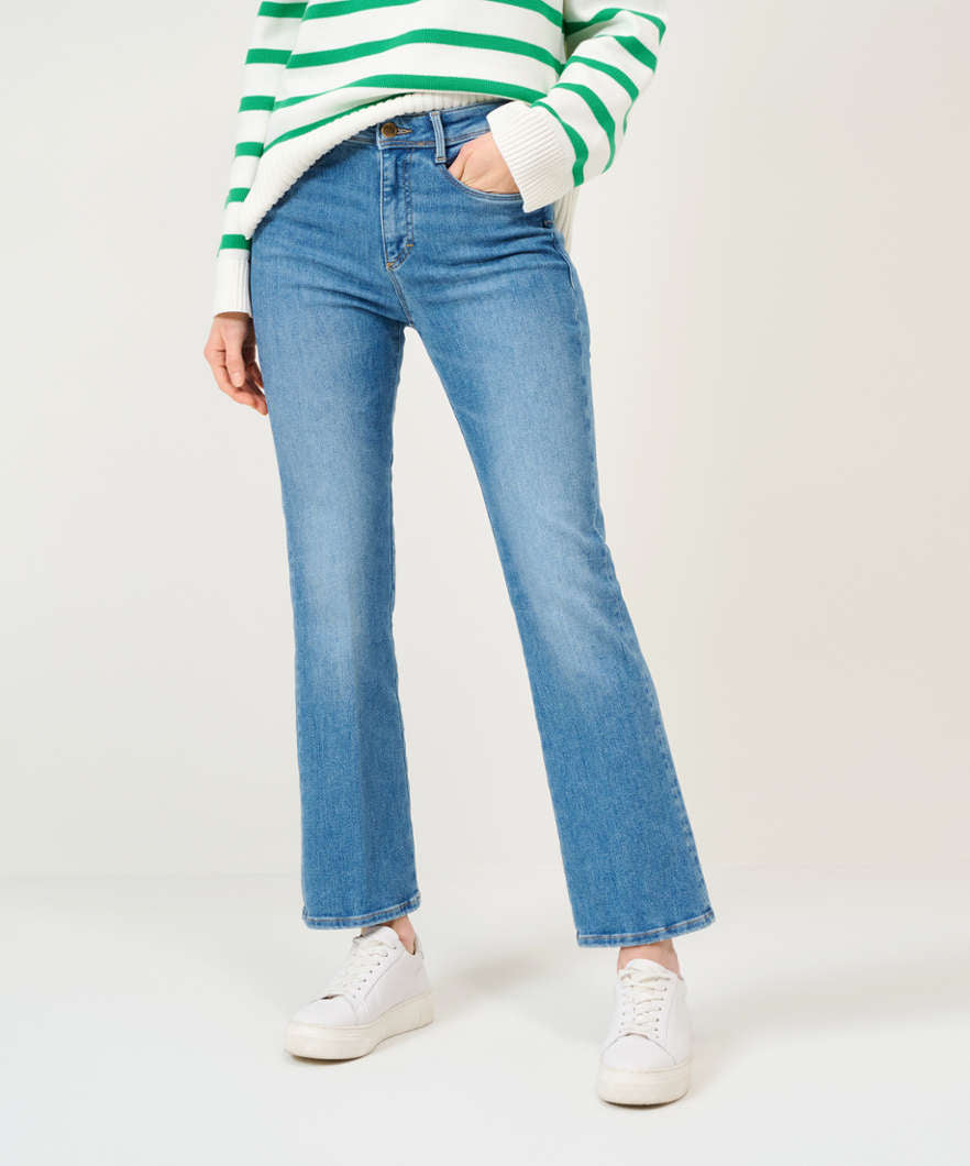 Five-pocket Tube Jeans in Vintage Denim