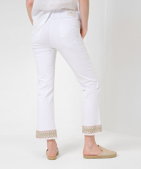Cropped Five-Pocket Jeans