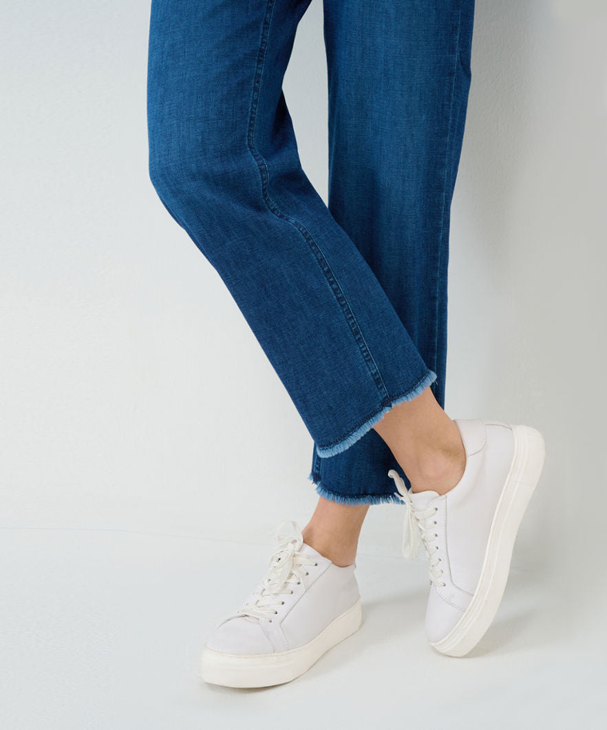 Five-pocket Jeans with Cropped Silhouette